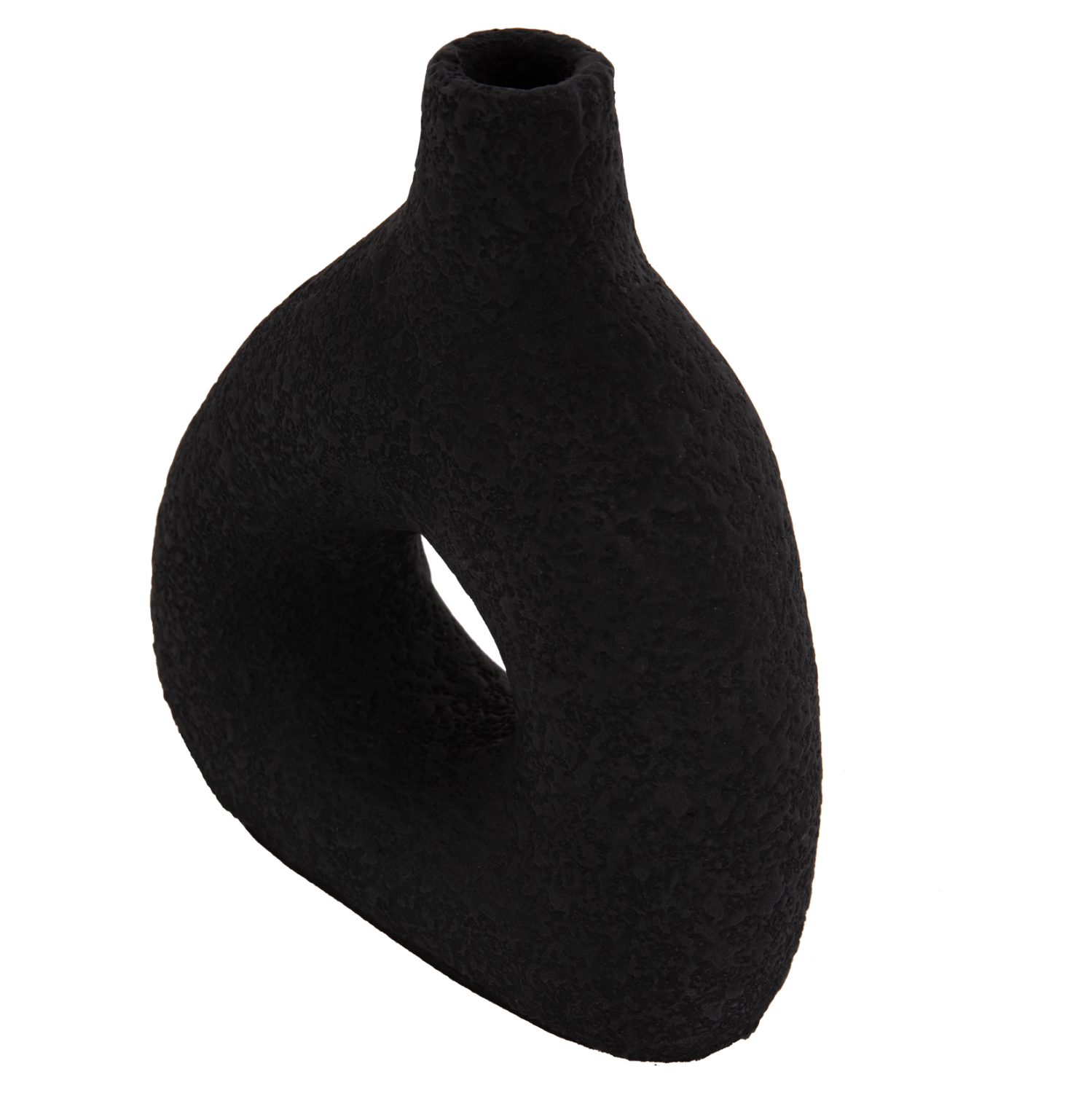 ΕΠΙΤΡΑΠΕΖΙΟ ΔΙΑΚΟΣΜΗΤΙΚΟ ΒΑΖΟ DECANT HM4667.01Μ ΤΕΡΑΚΟΤΑ ΣΕ ΜΑΥΡΟ--17x6.5x20Υεκ.