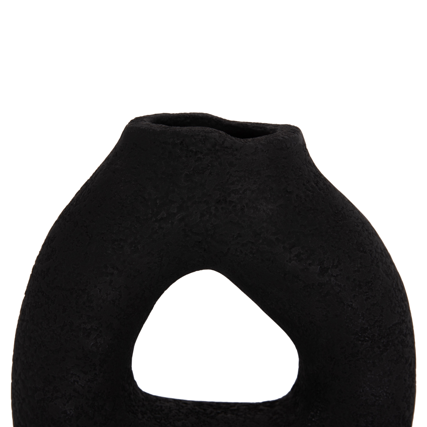 ΕΠΙΤΡΑΠΕΖΙΟ ΔΙΑΚΟΣΜΗΤΙΚΟ ΒΑΖΟ DECANT HM4667.01S ΤΕΡΑΚΟΤΑ ΣΕ ΜΑΥΡΟ--17.5x6.5x17Υεκ.