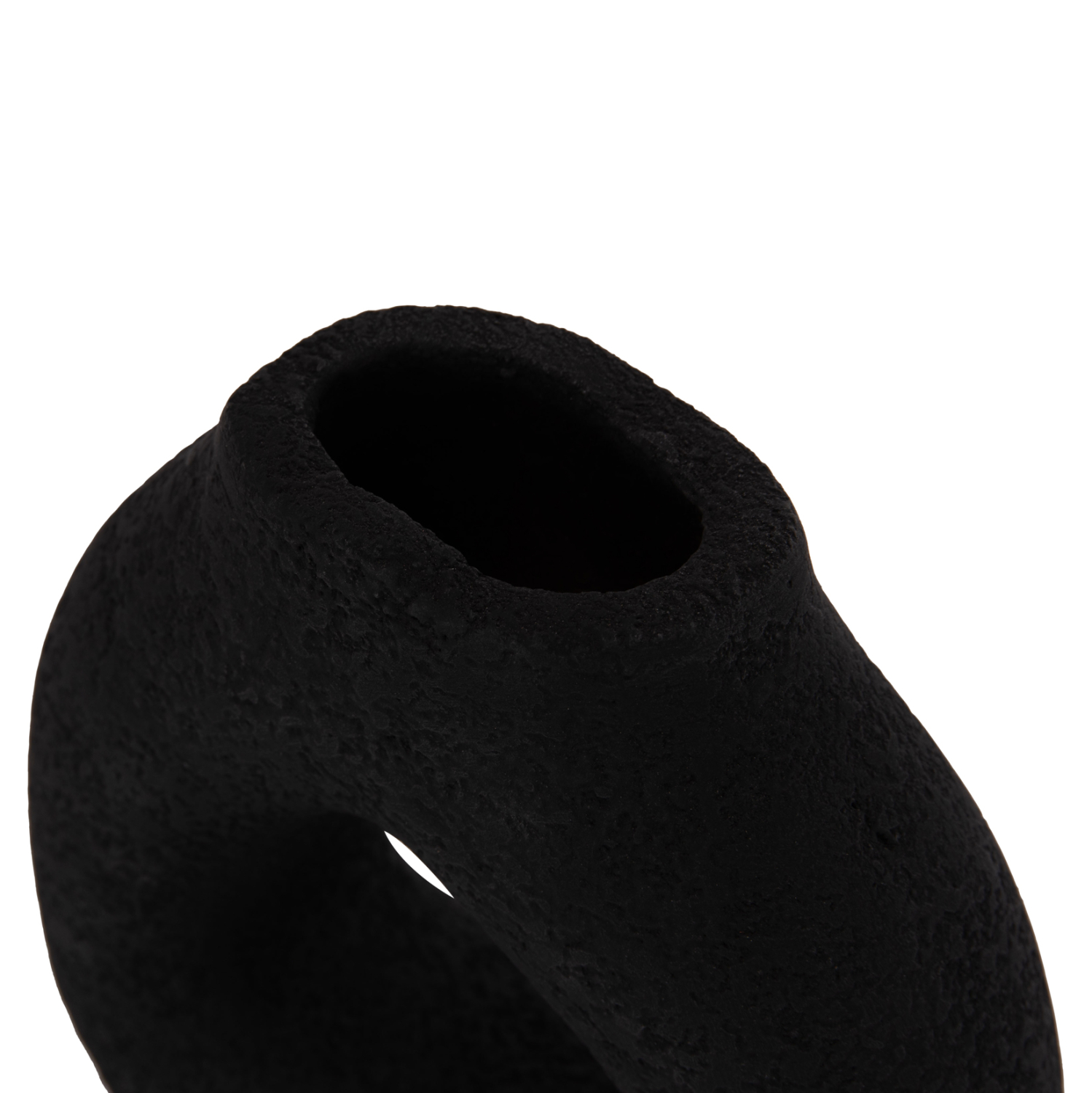 ΕΠΙΤΡΑΠΕΖΙΟ ΔΙΑΚΟΣΜΗΤΙΚΟ ΒΑΖΟ DECANT HM4667.01S ΤΕΡΑΚΟΤΑ ΣΕ ΜΑΥΡΟ--17.5x6.5x17Υεκ.