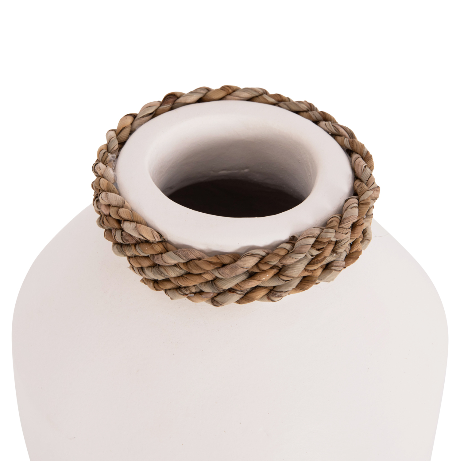 ΕΠΙΤΡΑΠΕΖΙΟ ΔΙΑΚΟΣΜΗΤΙΚΟ ΒΑΖΟ CAMMER HM4687.02XS ΤΕΡΑΚΟΤΑ ΣΕ ΛΕΥΚΟ--Φ16x15Υεκ.