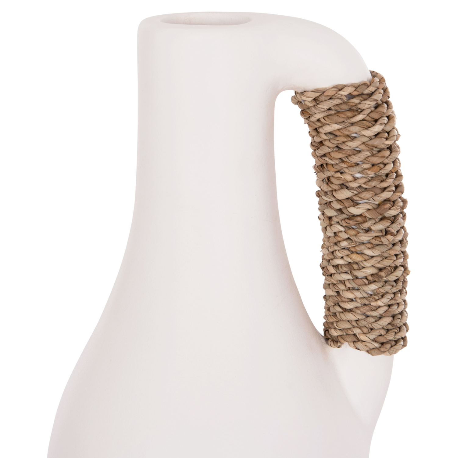 ΕΠΙΤΡΑΠΕΖΙΟ ΔΙΑΚΟΣΜΗΤΙΚΟ ΒΑΖΟ CAMMER HM4687.02L ΤΕΡΑΚΟΤΑ ΣΕ ΛΕΥΚΟ--Φ18x39Υεκ.