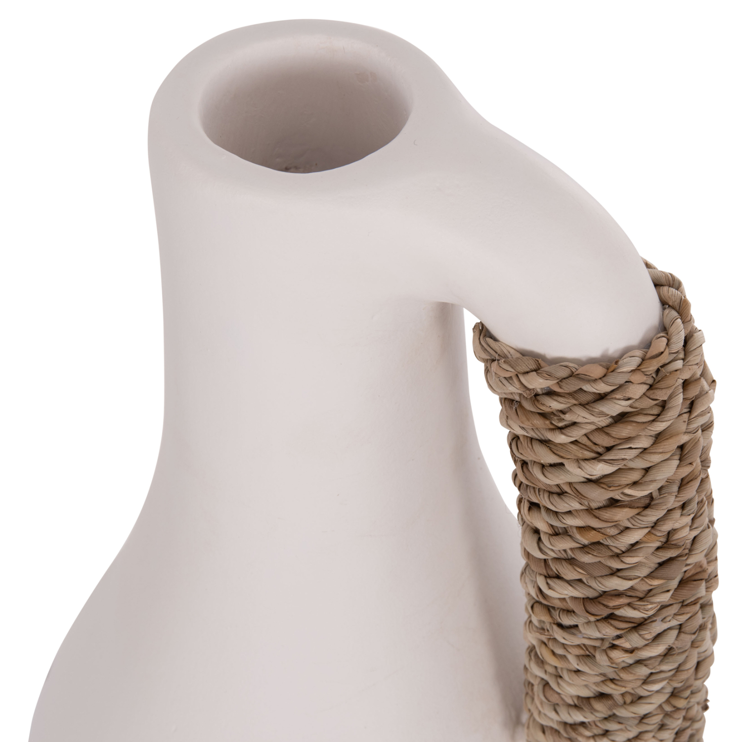 ΕΠΙΤΡΑΠΕΖΙΟ ΔΙΑΚΟΣΜΗΤΙΚΟ ΒΑΖΟ CAMMER HM4687.02L ΤΕΡΑΚΟΤΑ ΣΕ ΛΕΥΚΟ--Φ18x39Υεκ.