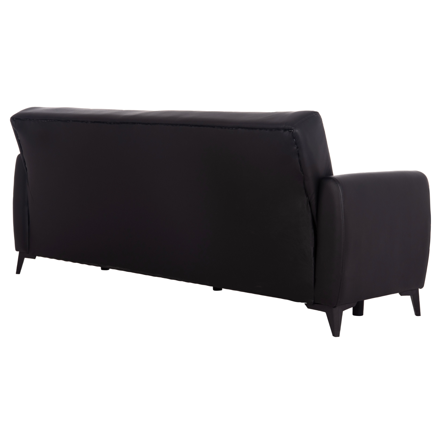 ΚΑΝΑΠΕΣ ΚΡΕΒΑΤΙ ΜΕ ΑΠΟΘ.ΧΩΡΟ TΡΙΘΕΣΙΟΣ NIKKO HM3292.11 ΜΑΥΡΟ PU 207x80x82Υεκ.