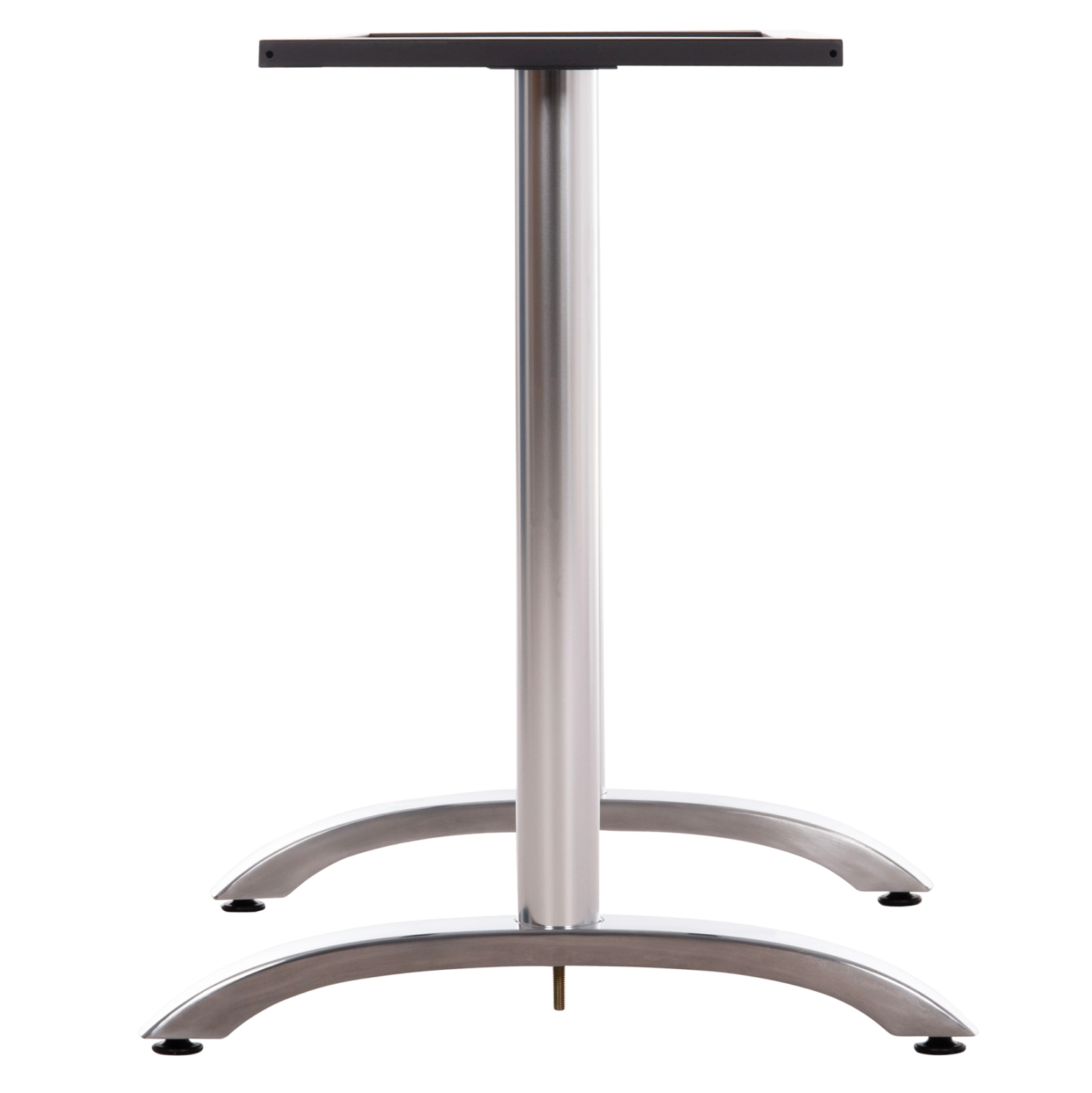 ΒΑΣΗ ΤΡΑΠΕΖΙΟΥ ΜΕΤΑΛΛΙΚΗ ΔΙΠΛΗ HM461.13 ΧΡΩΜΙΟΥ ΜΕ ΡΕΓΟΥΛΑΤΟΡΟΥΣ 100x60x73Υεκ.