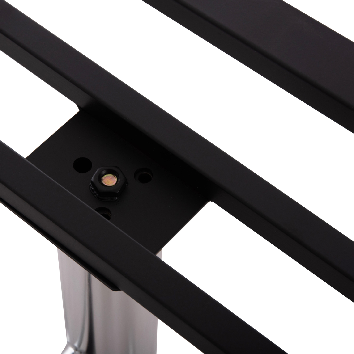 ΒΑΣΗ ΤΡΑΠΕΖΙΟΥ ΜΕΤΑΛΛΙΚΗ ΔΙΠΛΗ HM461.13 ΧΡΩΜΙΟΥ ΜΕ ΡΕΓΟΥΛΑΤΟΡΟΥΣ 100x60x73Υεκ.