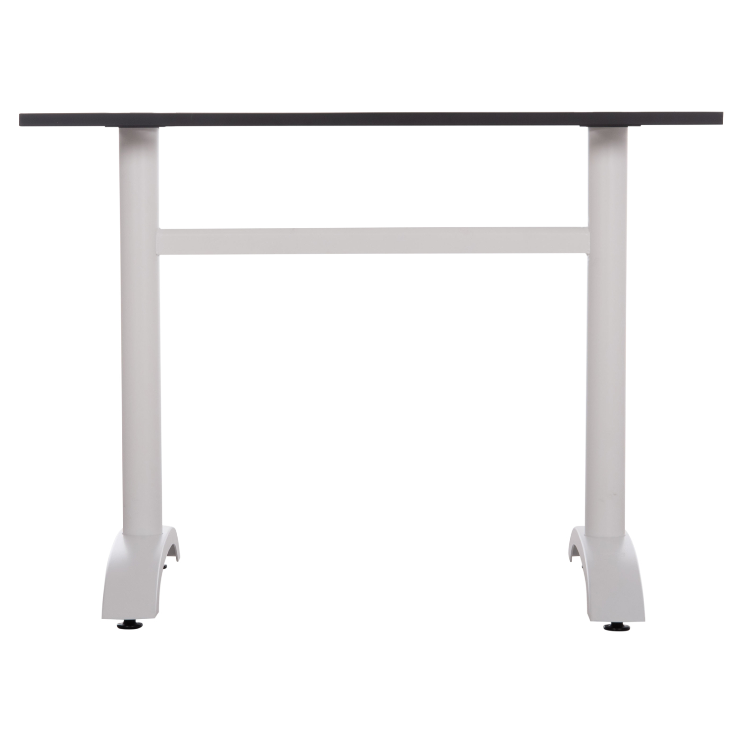 ΒΑΣΗ ΤΡΑΠΕΖΙΟΥ ΜΕΤΑΛΛΙΚΗ ΔΙΠΛΗ HM461.12 ΛΕΥΚΗ ΜΕ ΡΕΓΟΥΛΑΤΟΡΟΥΣ 100x60x73Υεκ.