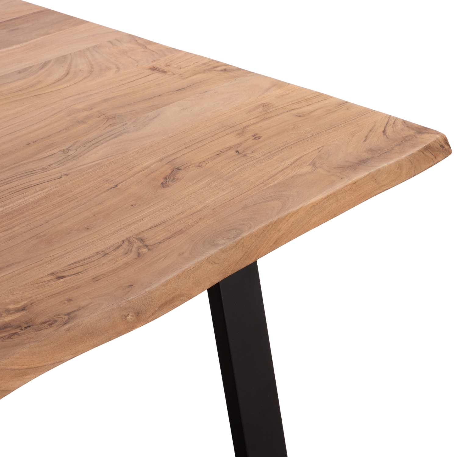 ΤΡΑΠΕΖΙ ΤΡΑΠΕΖΑΡΙΑΣ SOFIA SLIM HM8500.11 ΜΑΣΙΦ ΞΥΛΟ ΑΚΑΚΙΑΣ 160x90x76Υ εκ.