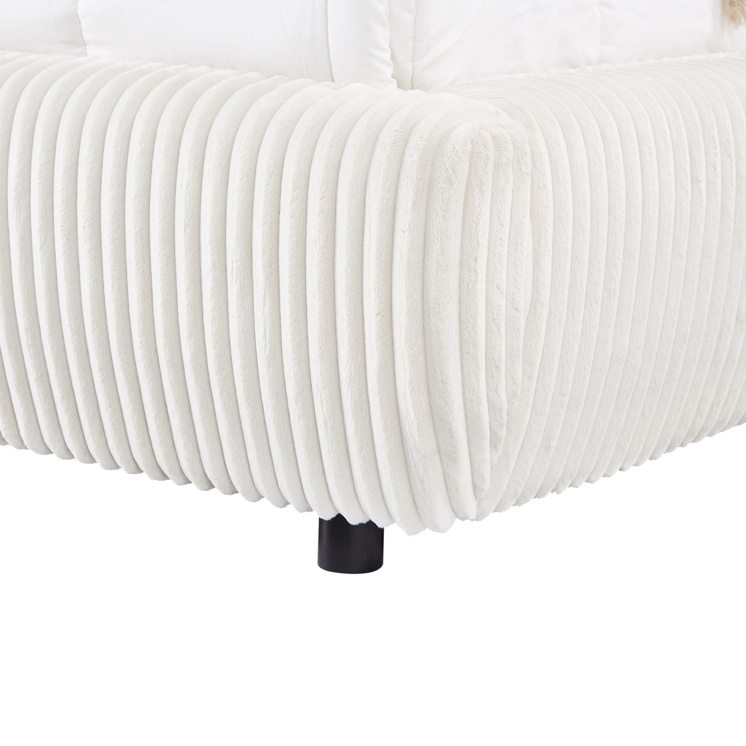 ΚΡΕΒΑΤΙ ΜΕ ΑΠΟΘ.ΧΩΡΟ KALLY HM729.03 ΜΠΕΖ FAUX FUR ΥΦΑΣΜΑ--ΓΙΑ ΣΤΡΩΜΑ 160x200εκ