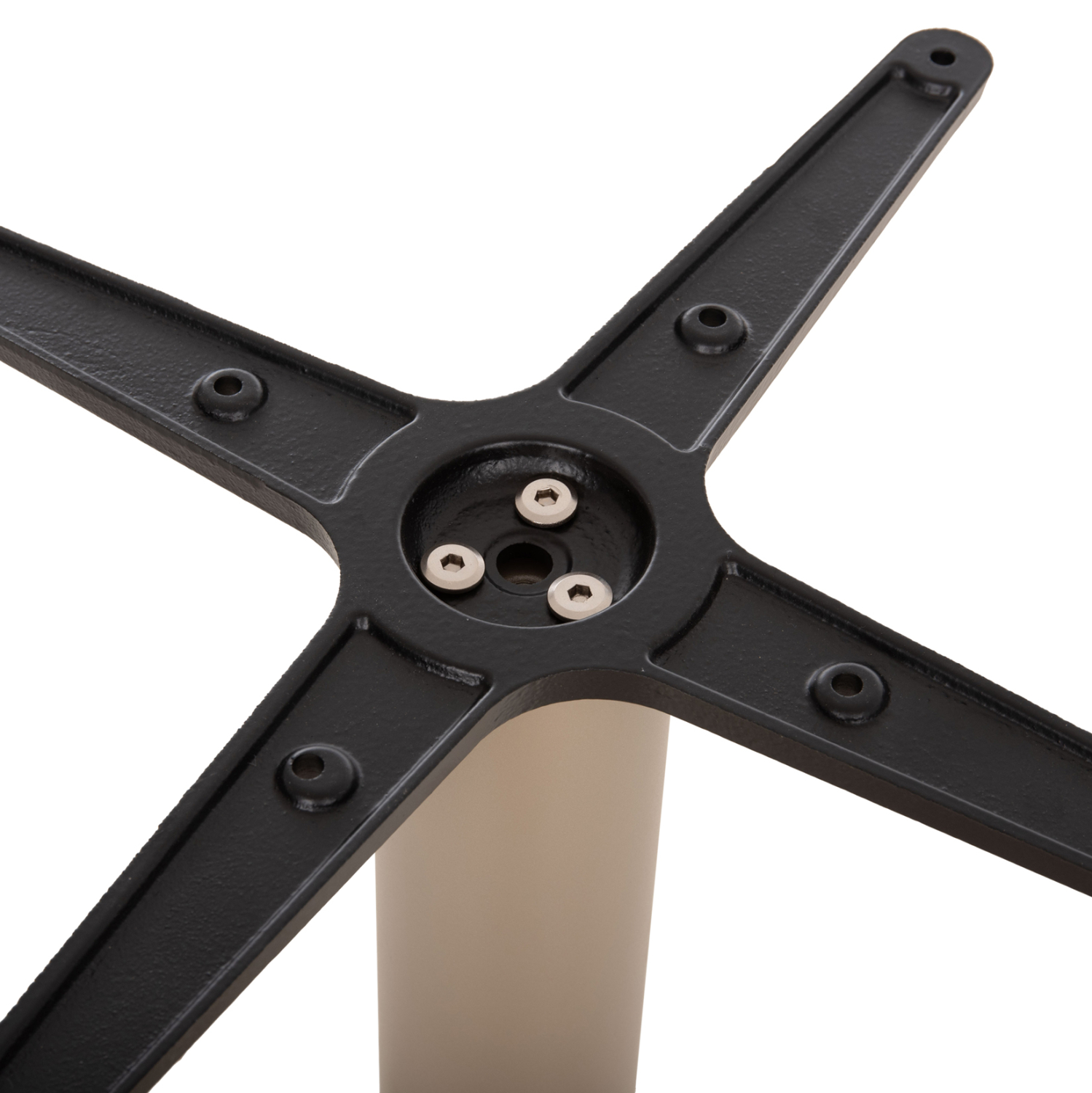 ΒΑΣΗ ΤΡΑΠΕΖΙΟΥ HM438.25 ΜΕΤΑΛΛΟ ΚΑΠΟΥΤΣΙΝΟ ΜΑΤ-ΡΕΓΟΥΛΑΤΟΡΟΙ 46x46x72Yεκ.