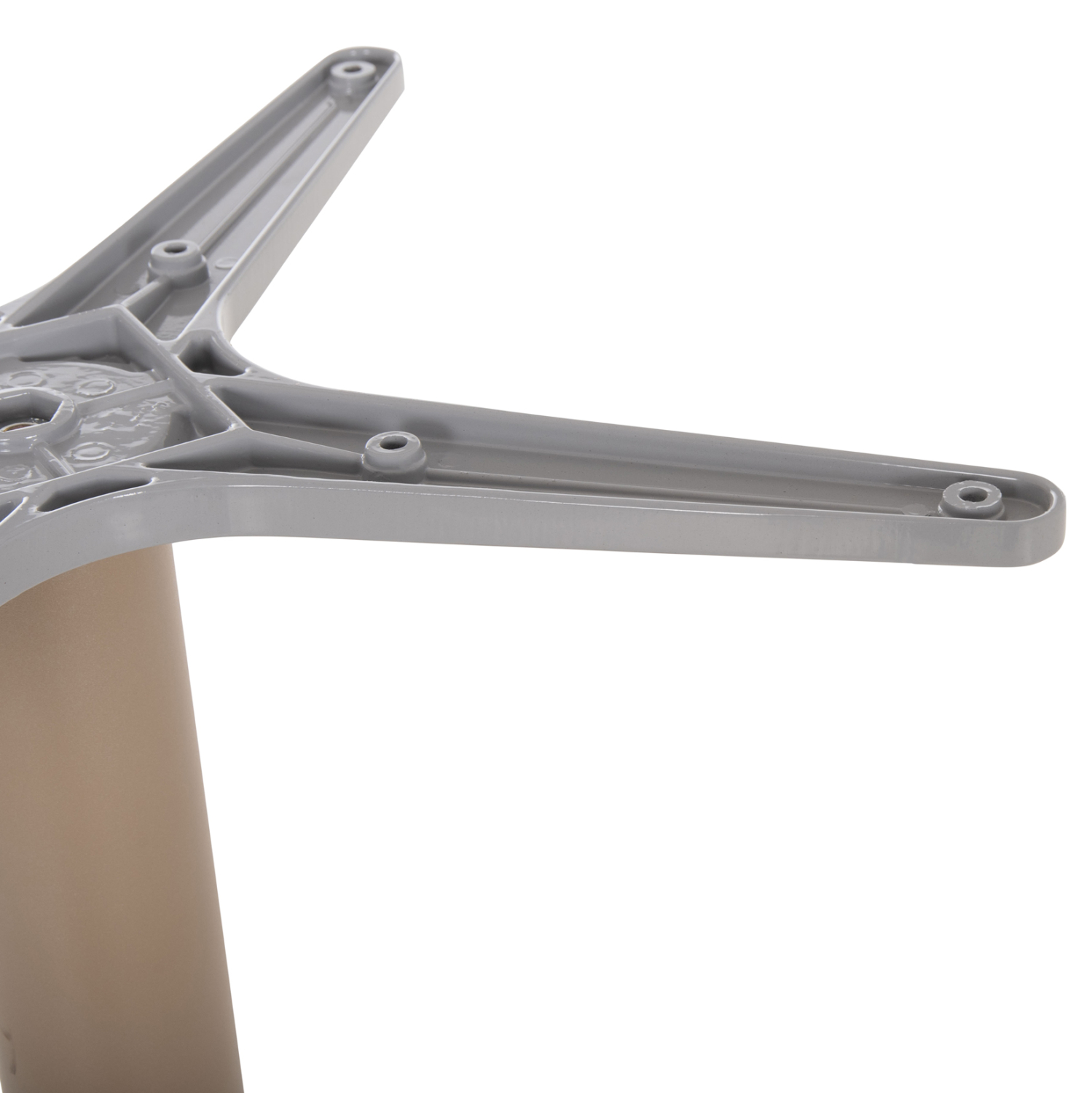 ΒΑΣΗ ΑΛΟΥΜΙΝΙΟΥ HM460.25 ΚΑΠΟΥΤΣΙΝΟ ΜΑΤ 66x66x72Υεκ. ΜΕ ΣΤΑΥΡΟ 48Χ48εκ.