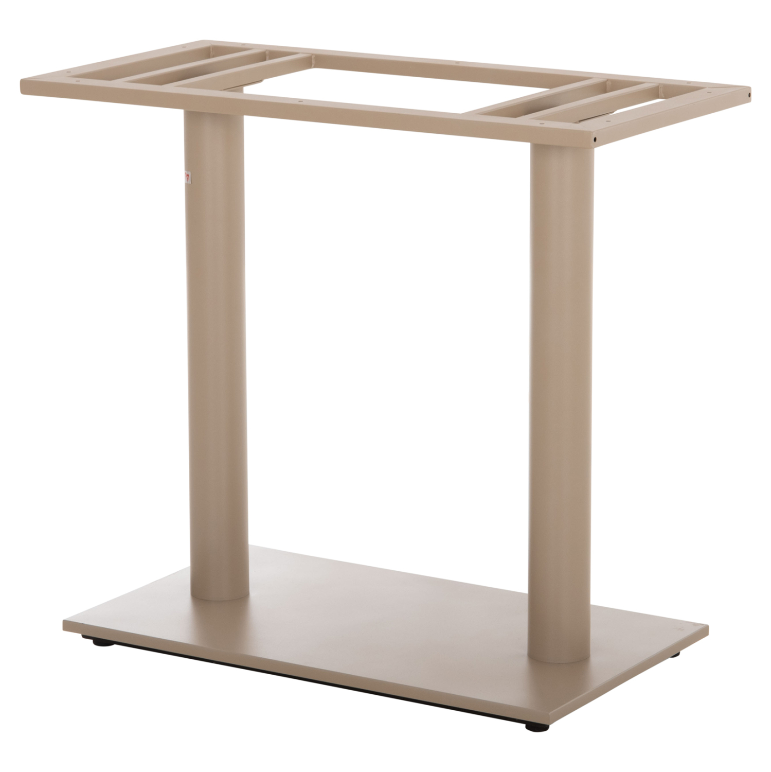 ΒΑΣΗ ΤΡΑΠΕΖΙΟΥ ΜΕΤΑΛΛΙΚΗ ΔΙΠΛΗ HM435.25 ΚΑΠΟΥΤΣΙΝΟ ΜΑΤ ΜΕ ΡΕΓΟΥΛΑΤΟΡΟΥΣ 80Χ40Χ72Υεκ.