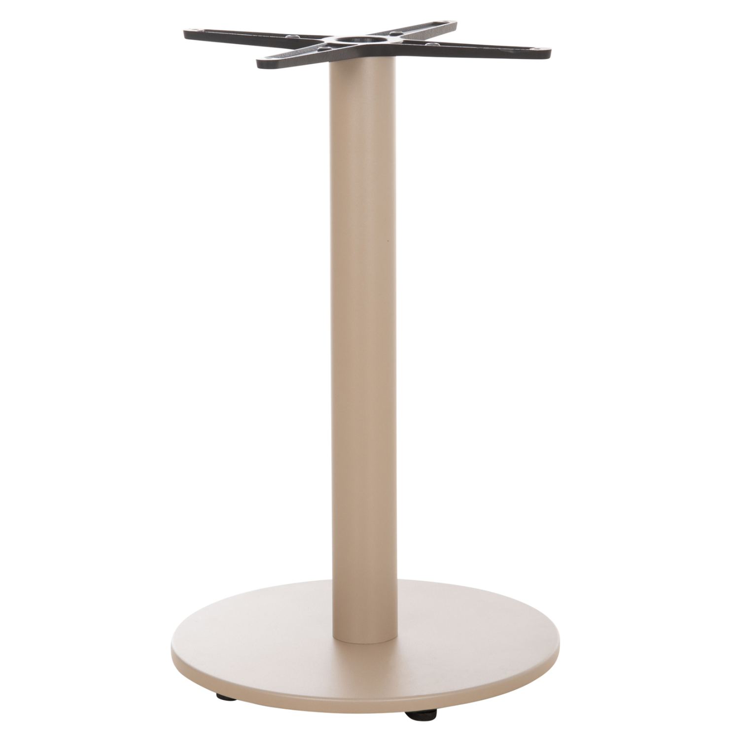 ΒΑΣΗ ΤΡΑΠΕΖΙΟΥ ΑΛΟΥΜΙΝΙΟΥ ΣΤΡΟΓΓΥΛΗ ΚΑΠΟΥΤΣΙΝΟ HM476.25 ΣΤΑΥΡΟΣ 48Χ48εκ Φ45Χ72Υεκ.