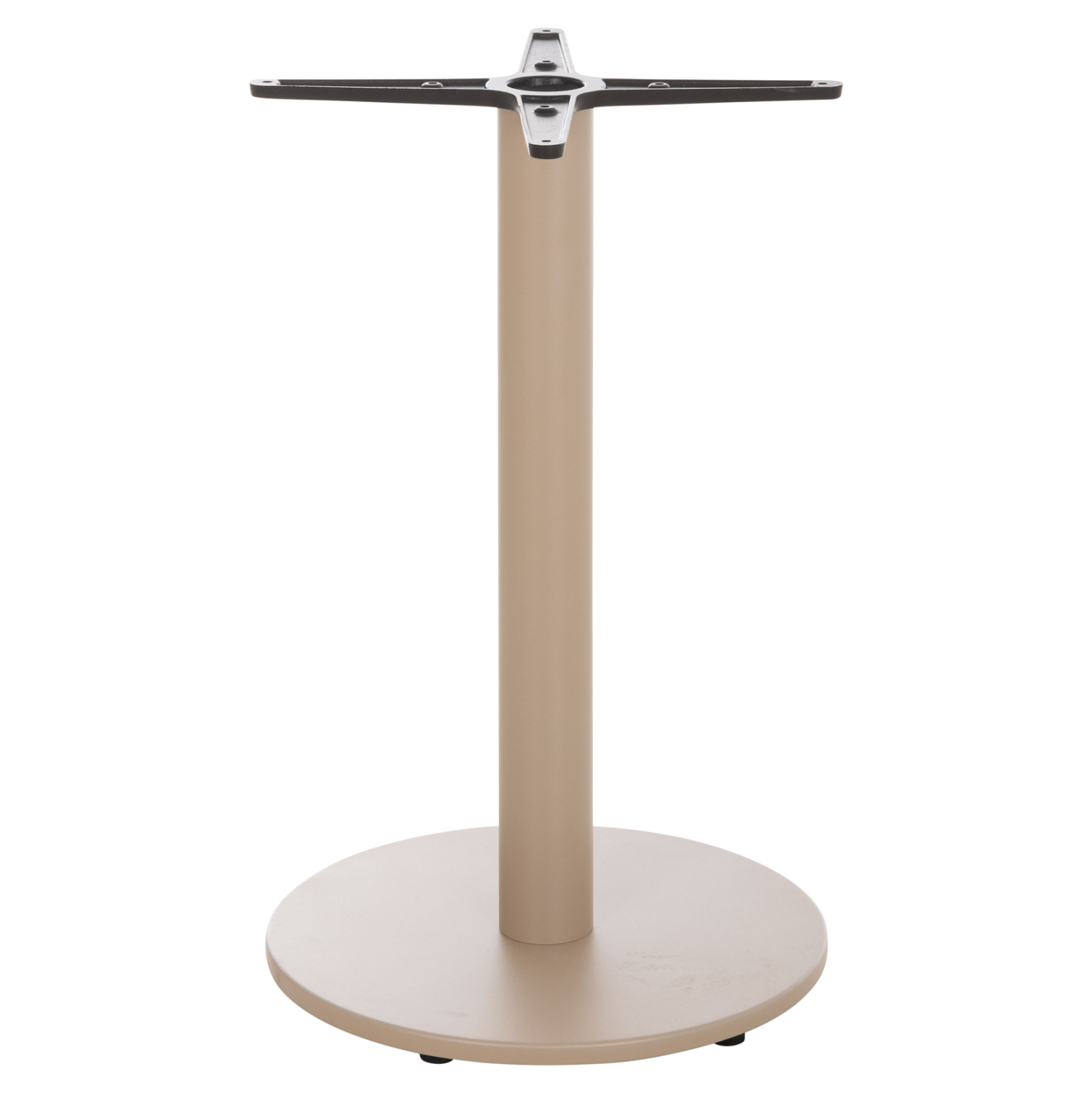 ΒΑΣΗ ΤΡΑΠΕΖΙΟΥ ΑΛΟΥΜΙΝΙΟΥ ΣΤΡΟΓΓΥΛΗ ΚΑΠΟΥΤΣΙΝΟ HM476.25 ΣΤΑΥΡΟΣ 48Χ48εκ Φ45Χ72Υεκ.