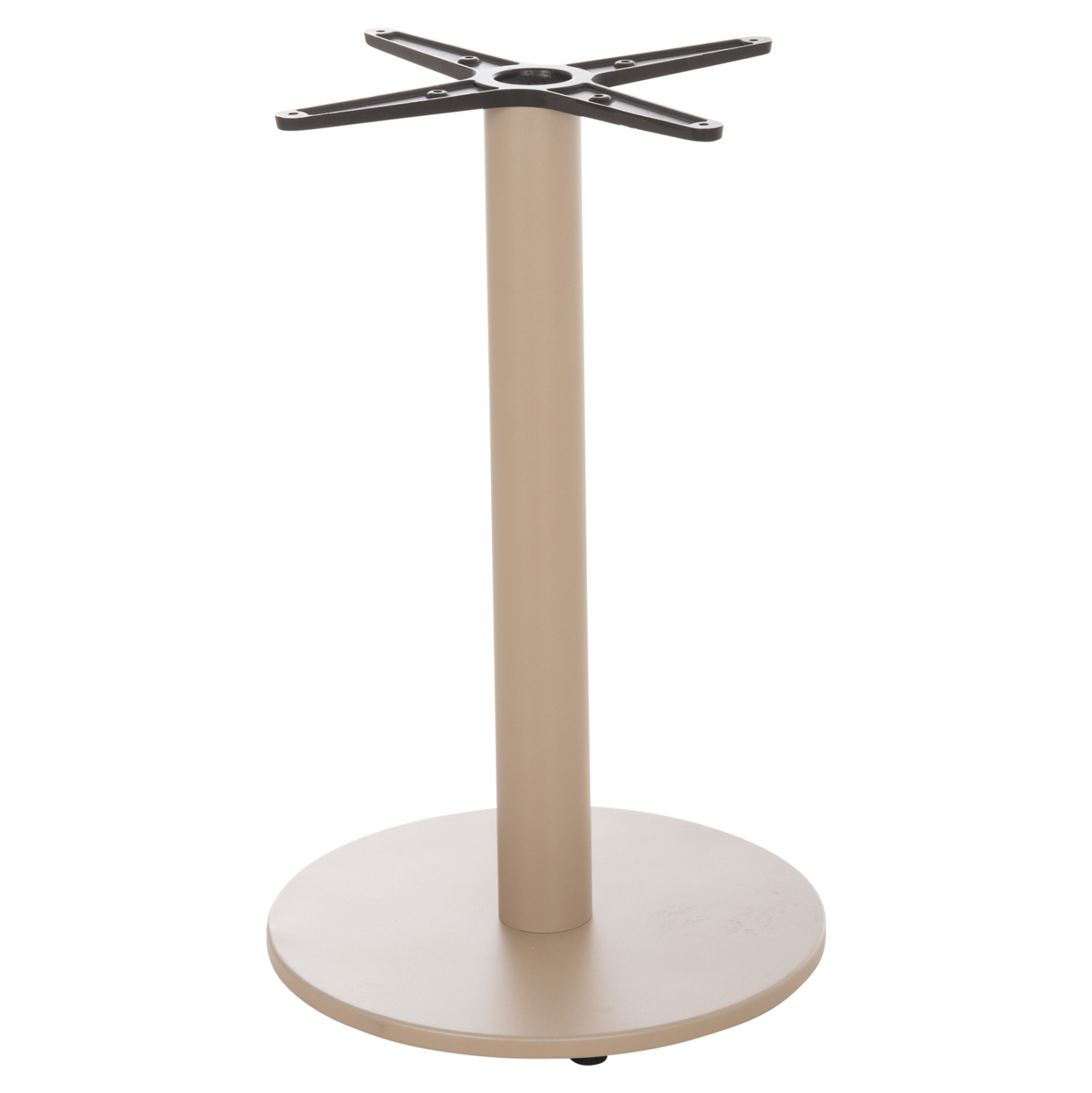 ΒΑΣΗ ΤΡΑΠΕΖΙΟΥ ΑΛΟΥΜΙΝΙΟΥ ΣΤΡΟΓΓΥΛΗ ΚΑΠΟΥΤΣΙΝΟ HM476.25 ΣΤΑΥΡΟΣ 48Χ48εκ Φ45Χ72Υεκ.