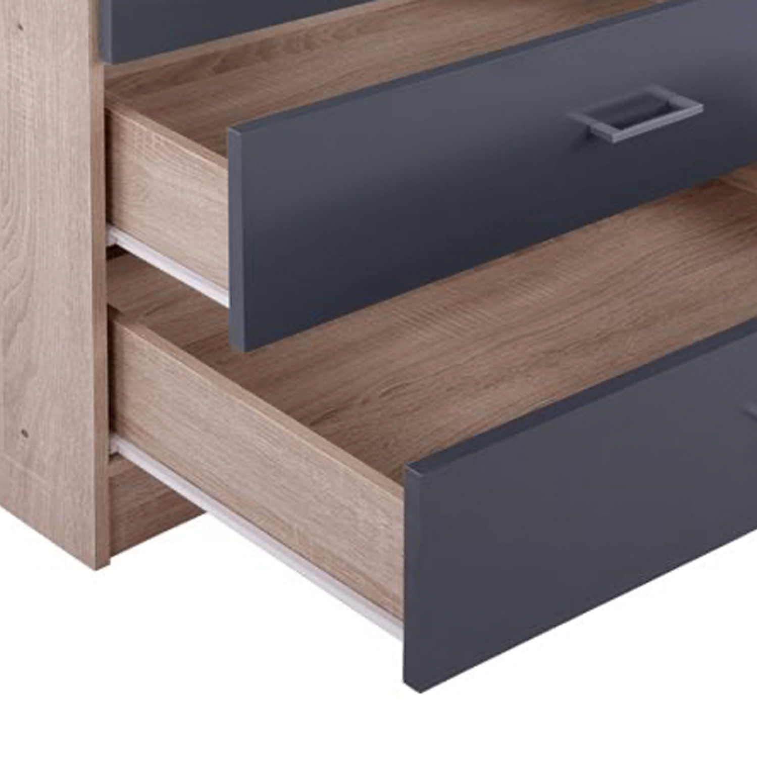 ΝΤΟΥΛΑΠΑ 4ΦΥΛΛΗ REINA ME 4 ΣΥΡΤΑΡΙΑ HM21259 ΜΕΛΑΜΙΝΗ ΓΚΡΙ-SONAMA 160x42x180Υεκ