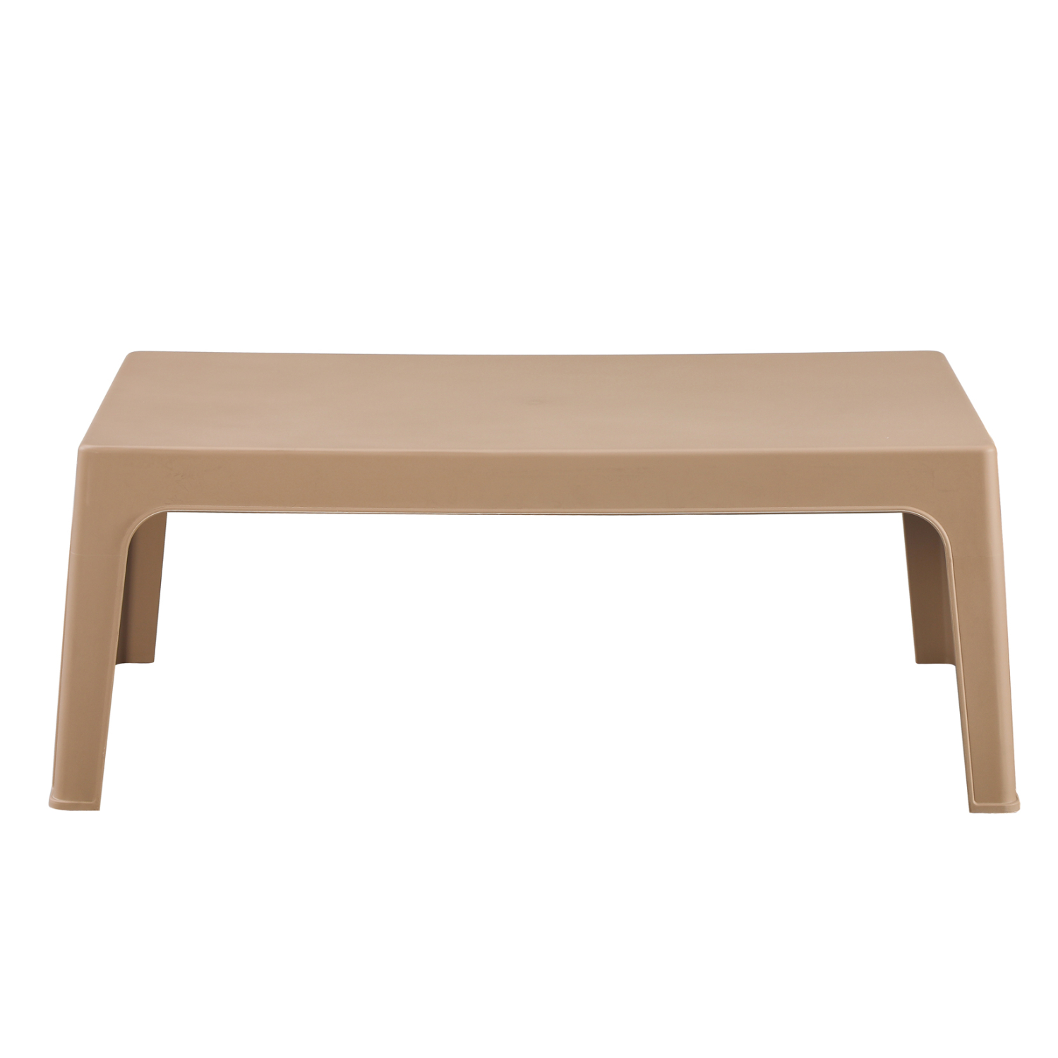 ΤΡΑΠΕΖΑΚΙ ΟΡΘΟΓΩΝΙΟ SLEEK HM6367.03 ΠΟΛΥΠΡΟΠΥΛΕΝΙΟ ΚΑΠΟΥΤΣΙΝΟ 105x64x40Υεκ.