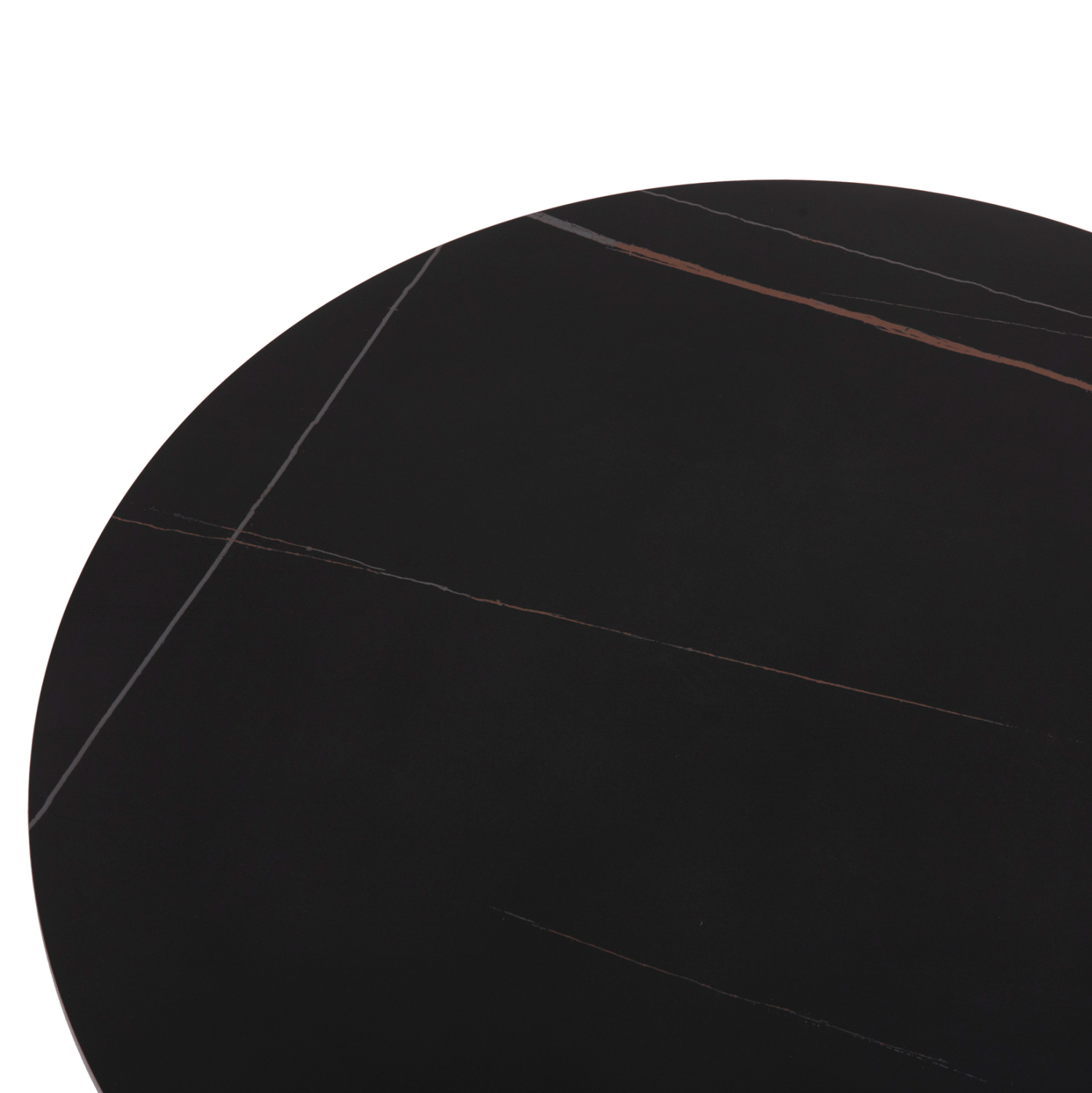 ΣΕΤ 2ΤΜΧ ΤΡΑΠΕΖΙΑ ΣΑΛΟΝΙΟΥ DUNCAN HM21081 MDF ΚΑΙ ΚΕΡΑΜΙΚΟ TOP Φ80εκ & Φ45εκ