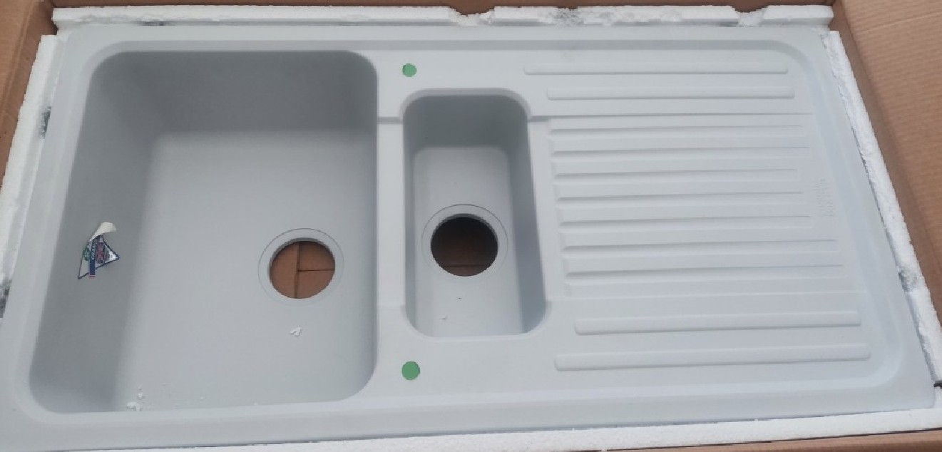 ΝΕΡΟΧΥΤΗΣ ΓΡΑΝΙΤΕΝΙΟΣ 150 PLATINUM 97X51 ΓΙΑ ΕΡΜΑΡΙΟ 60ΕΚ. - CARRON