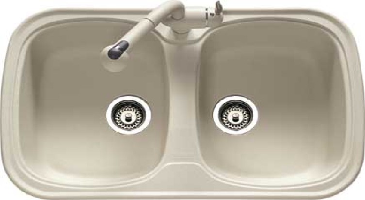 ΝΕΡΟΧΥΤΗΣ ΓΡΑΝΙΤΕΝΙΟΣ SB 82Χ50 ΓΙΑ ΕΡΜΑΡΙΟ 80ΕΚ. CARRON WHITE GR