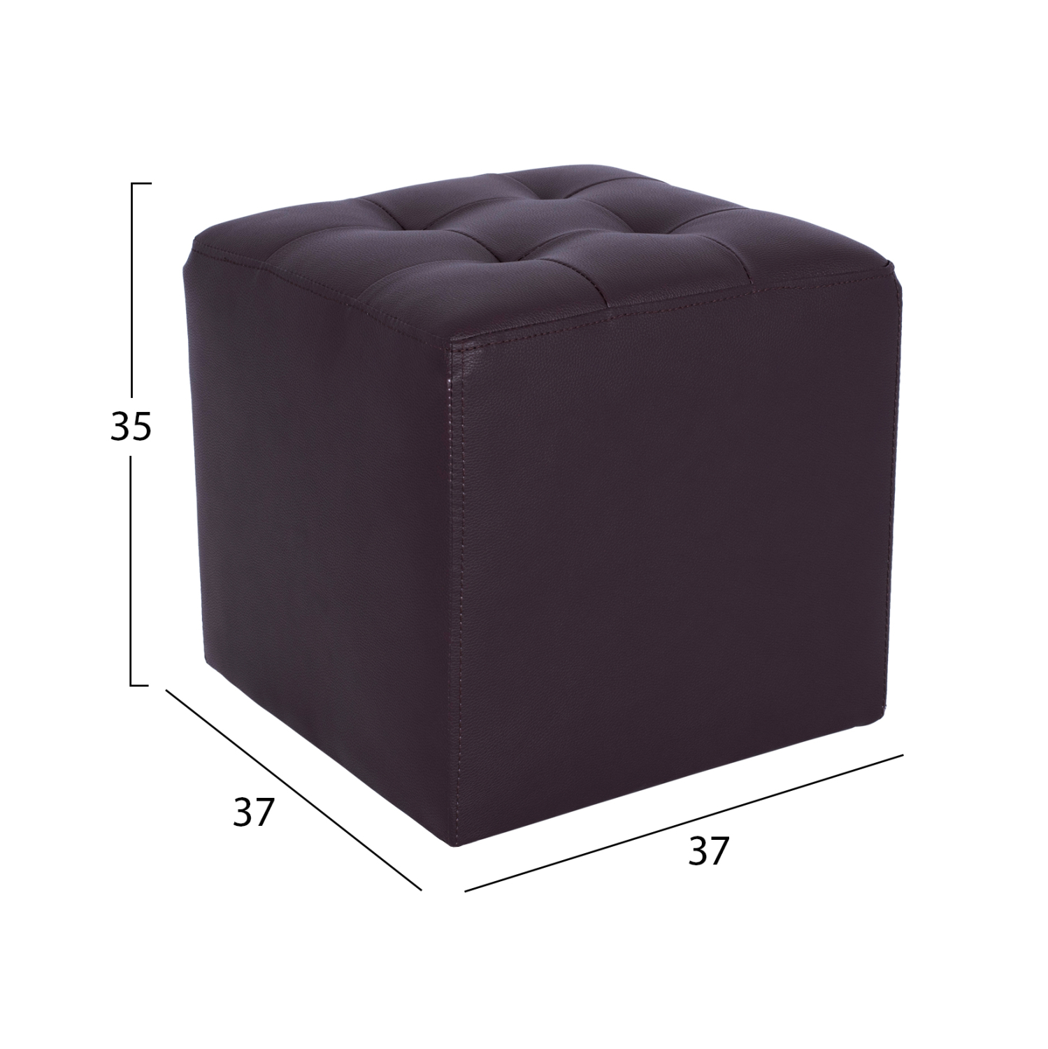 ΣΚΑΜΠΩ ΜΕ PU ΚΑΦΕ PUNK HM264.03 37x37x35εκ