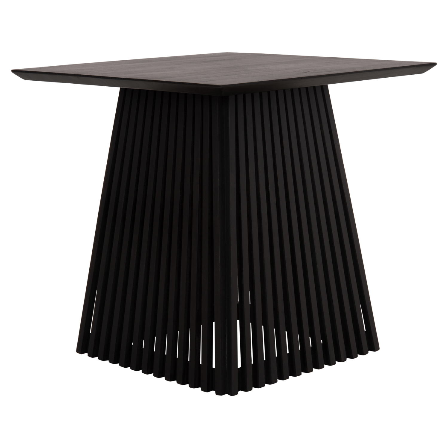 ΤΡΑΠΕΖΙ ΤΡΑΠΕΖΑΡΙΑΣ ΤΕΤΡΑΓΩΝΟ FRANTZ HM9458.02 MINDI ΞΥΛΟ ΜΑΥΡΟ 80x80x78Yεκ.