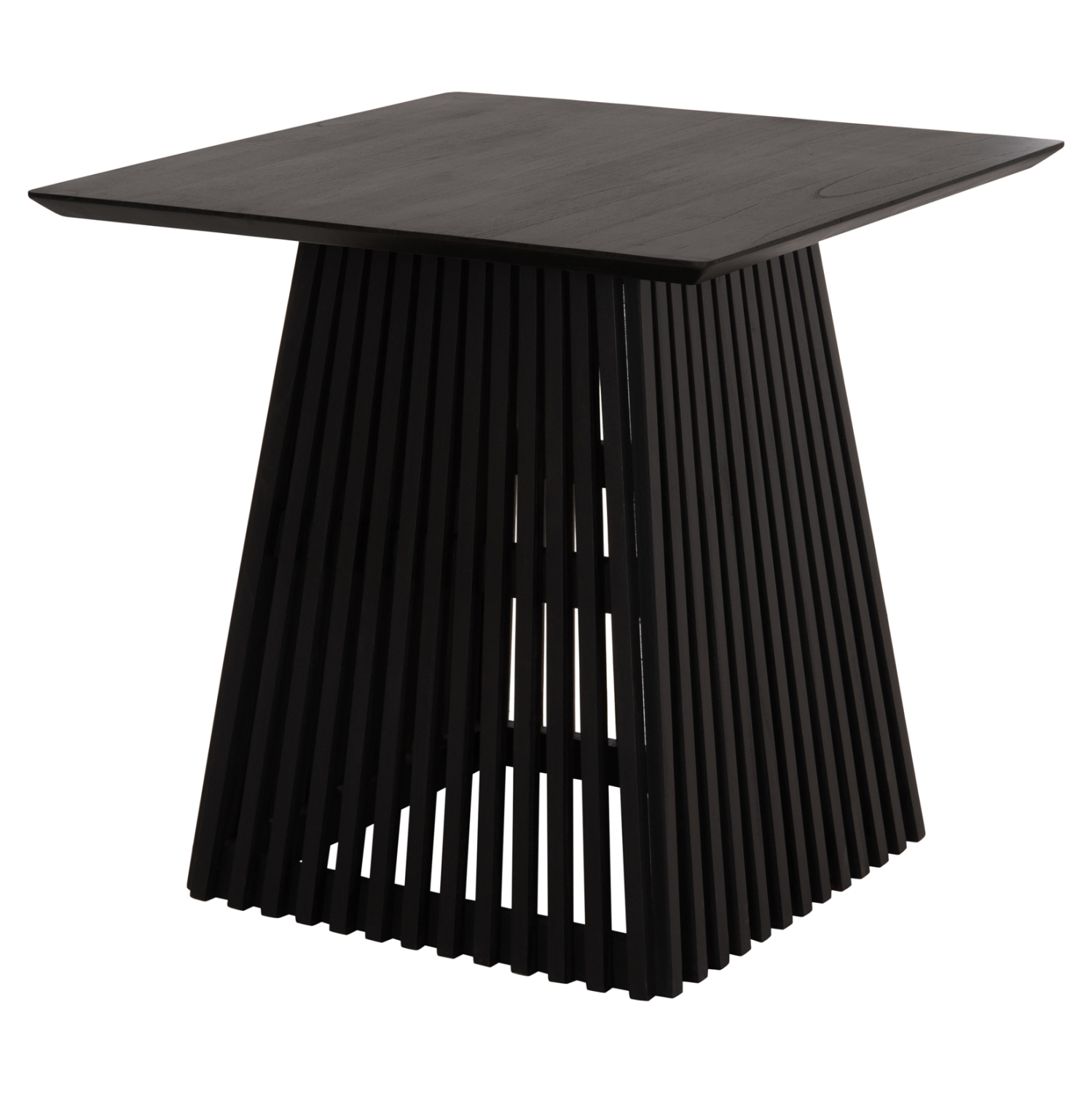 ΤΡΑΠΕΖΙ ΤΡΑΠΕΖΑΡΙΑΣ ΤΕΤΡΑΓΩΝΟ FRANTZ HM9458.02 MINDI ΞΥΛΟ ΜΑΥΡΟ 80x80x78Yεκ.