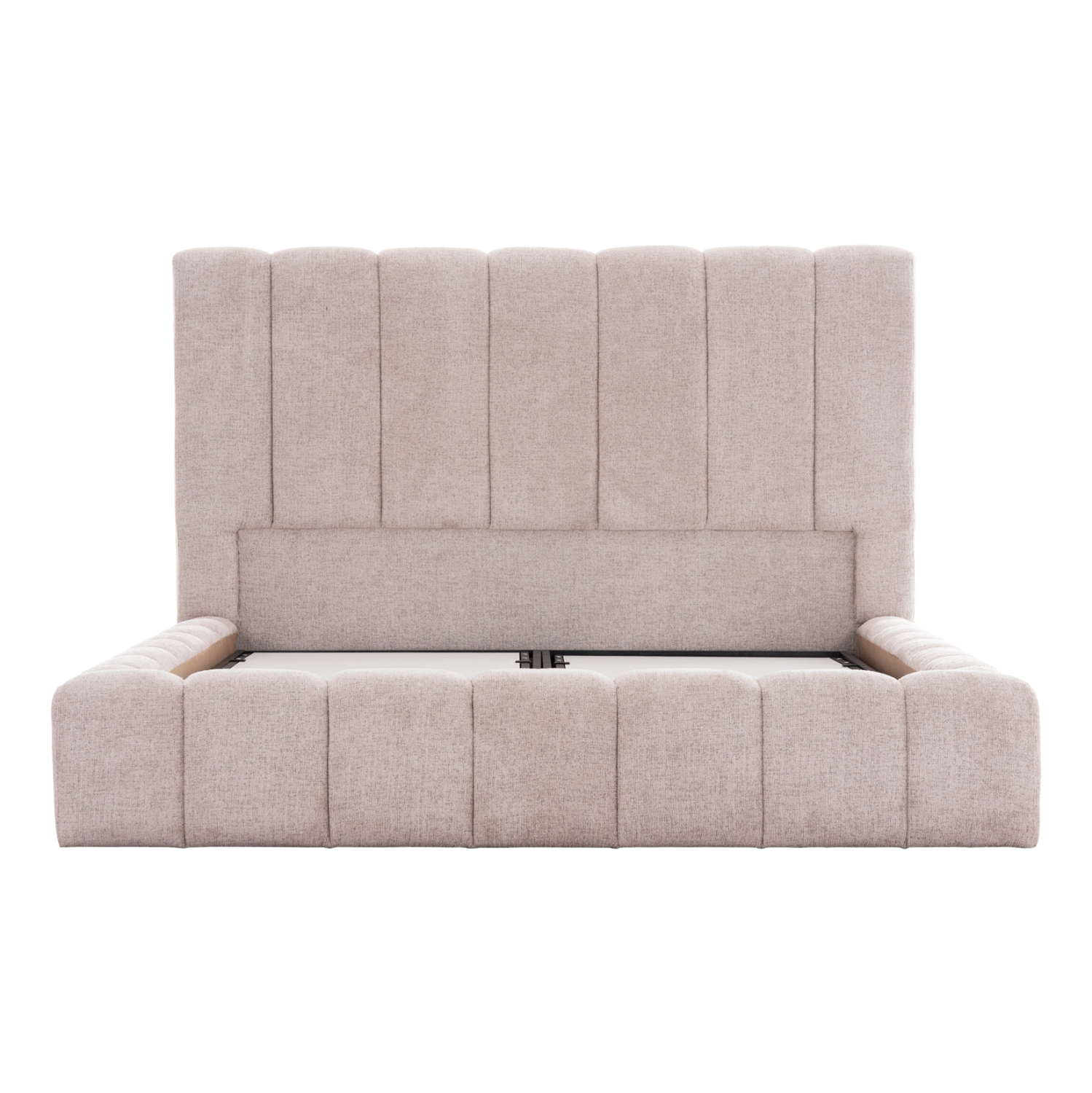 ΚΡΕΒΑΤΙ REMO ΜΕ ΑΠΟΘΗΚΕΥΤΙΚΟ ΧΩΡΟ HM719.10 ΥΦΑΣΜΑ TEDDY ΜΠΕΖ-ΓΙΑ ΣΤΡΩΜΑ 160x200εκ