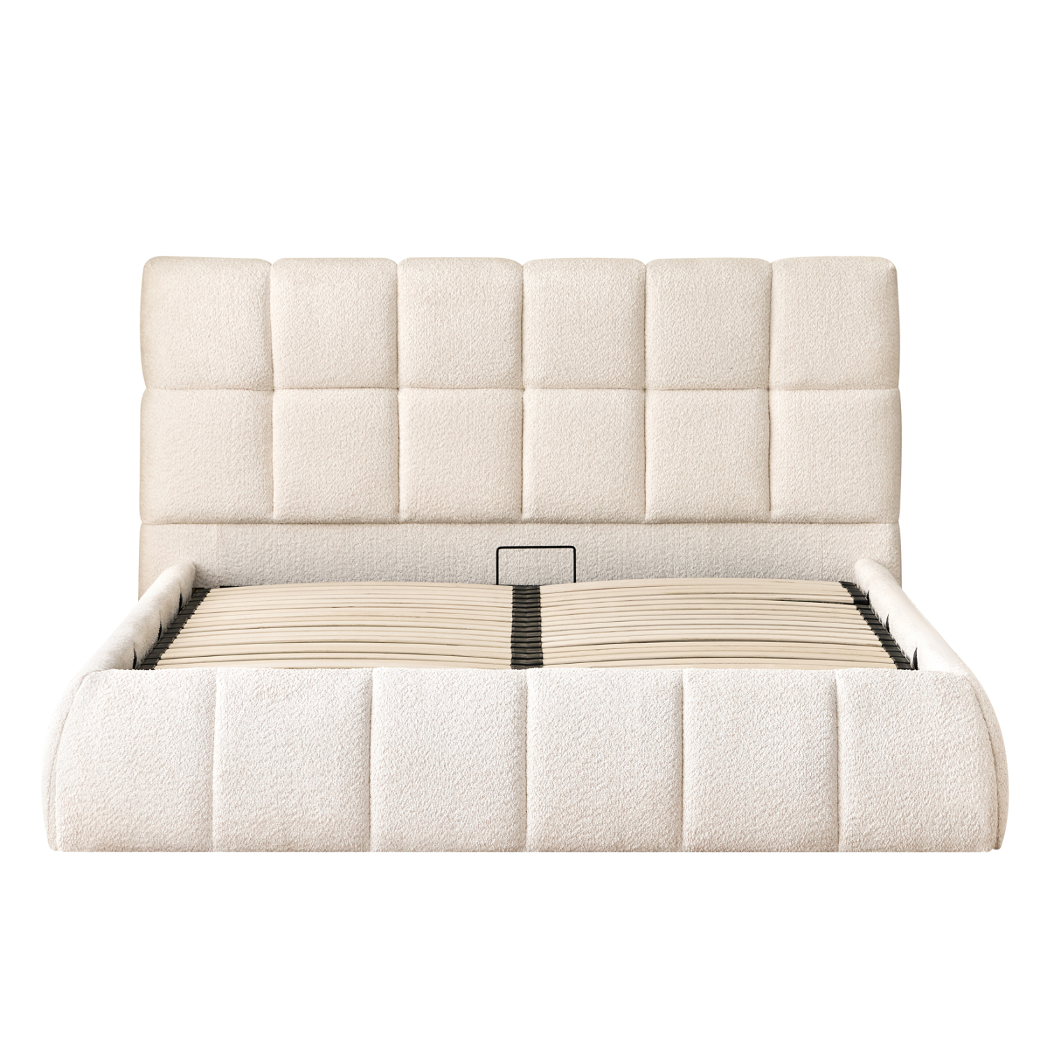 ΚΡΕΒΑΤΙ ΔΙΠΛΟ EDDY HM731.03 ΜΠΕΖ ΜΠΟΥΚΛΕ & ΑΠΟΘΗΚΕΥΤΙΚΟΣ ΧΩΡΟΣ ΓΙΑ ΣΤΡΩΜΑ 160x200εκ