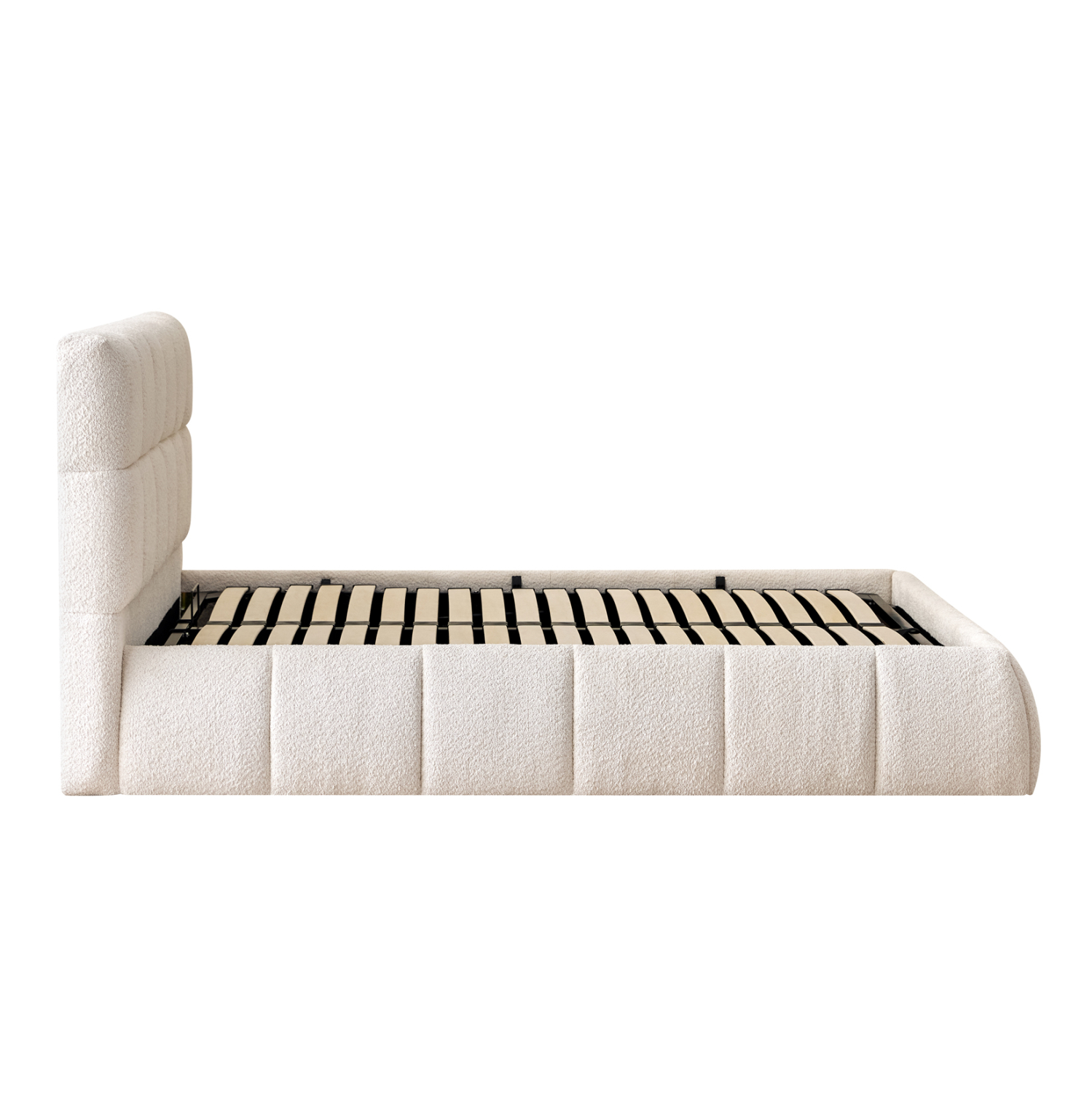 ΚΡΕΒΑΤΙ ΔΙΠΛΟ EDDY HM731.03 ΜΠΕΖ ΜΠΟΥΚΛΕ & ΑΠΟΘΗΚΕΥΤΙΚΟΣ ΧΩΡΟΣ ΓΙΑ ΣΤΡΩΜΑ 160x200εκ