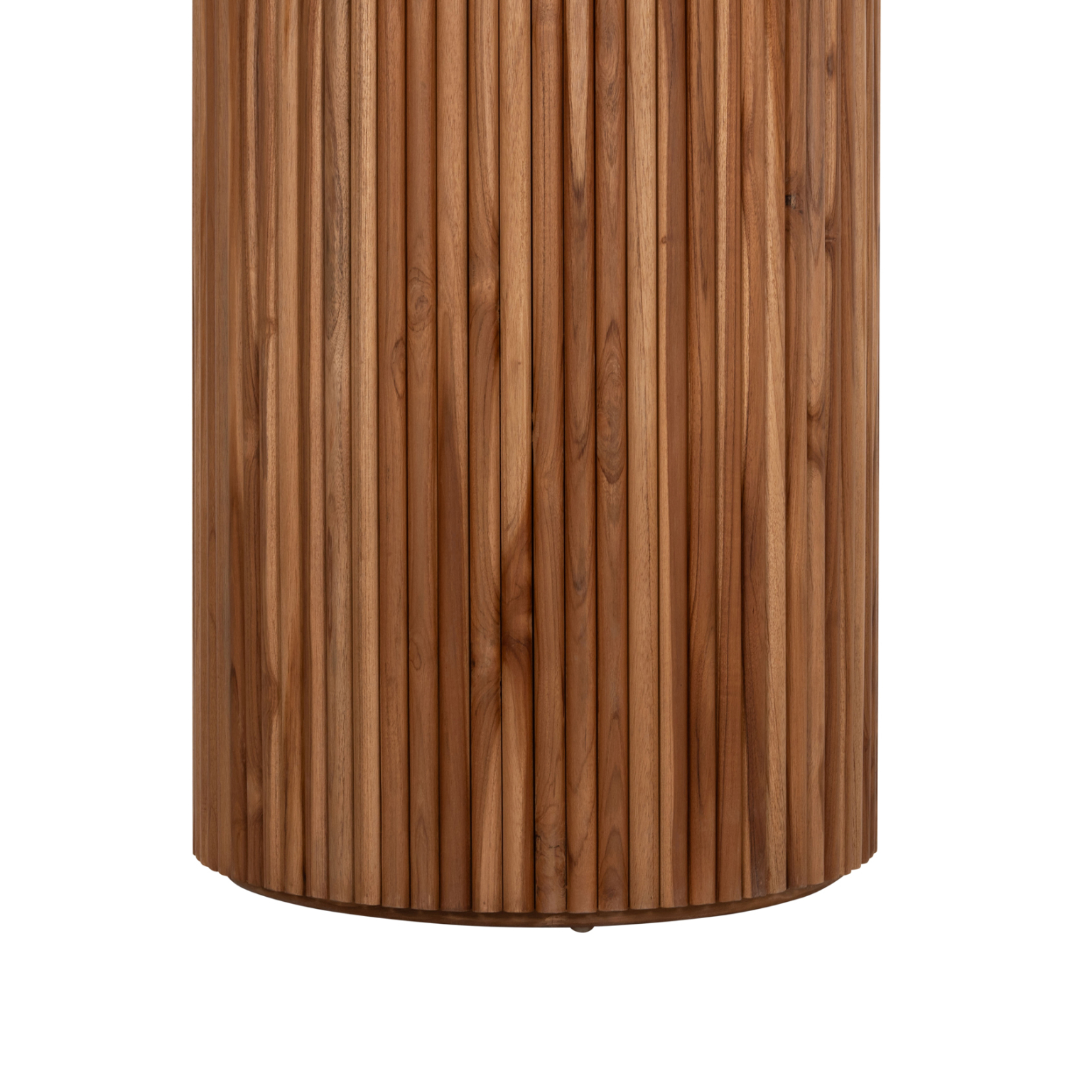 ΤΡΑΠΕΖΙ ΤΡΑΠΕΖΑΡΙΑΣ ΣΤΡΟΓΓΥΛΟ RODER HM9896 ΞΥΛΟ ΤΕΑΚ- 3εκ. πάχος επιφ.- Φ130x79,5Υεκ