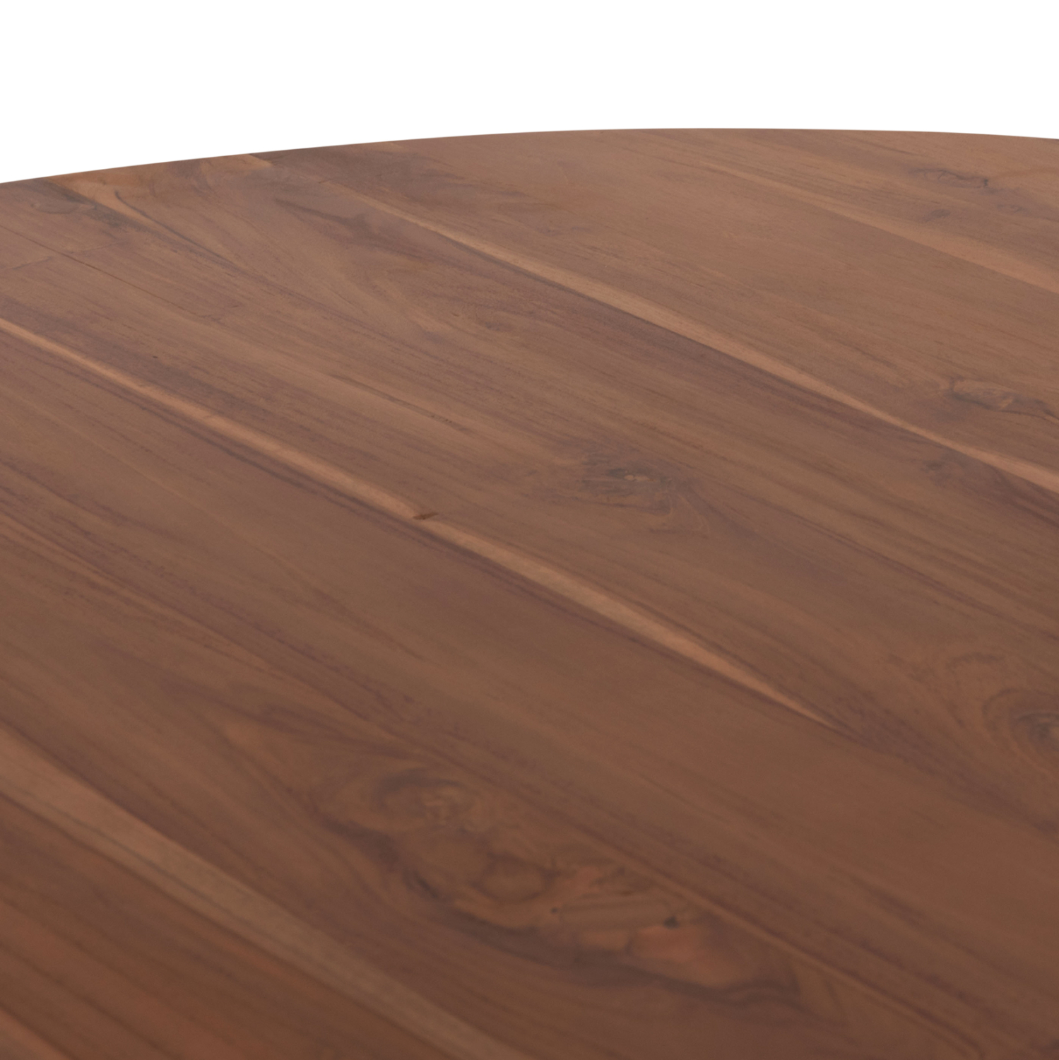 ΤΡΑΠΕΖΙ ΤΡΑΠΕΖΑΡΙΑΣ ΣΤΡΟΓΓΥΛΟ RODER HM9896 ΞΥΛΟ ΤΕΑΚ- 3εκ. πάχος επιφ.- Φ130x79,5Υεκ