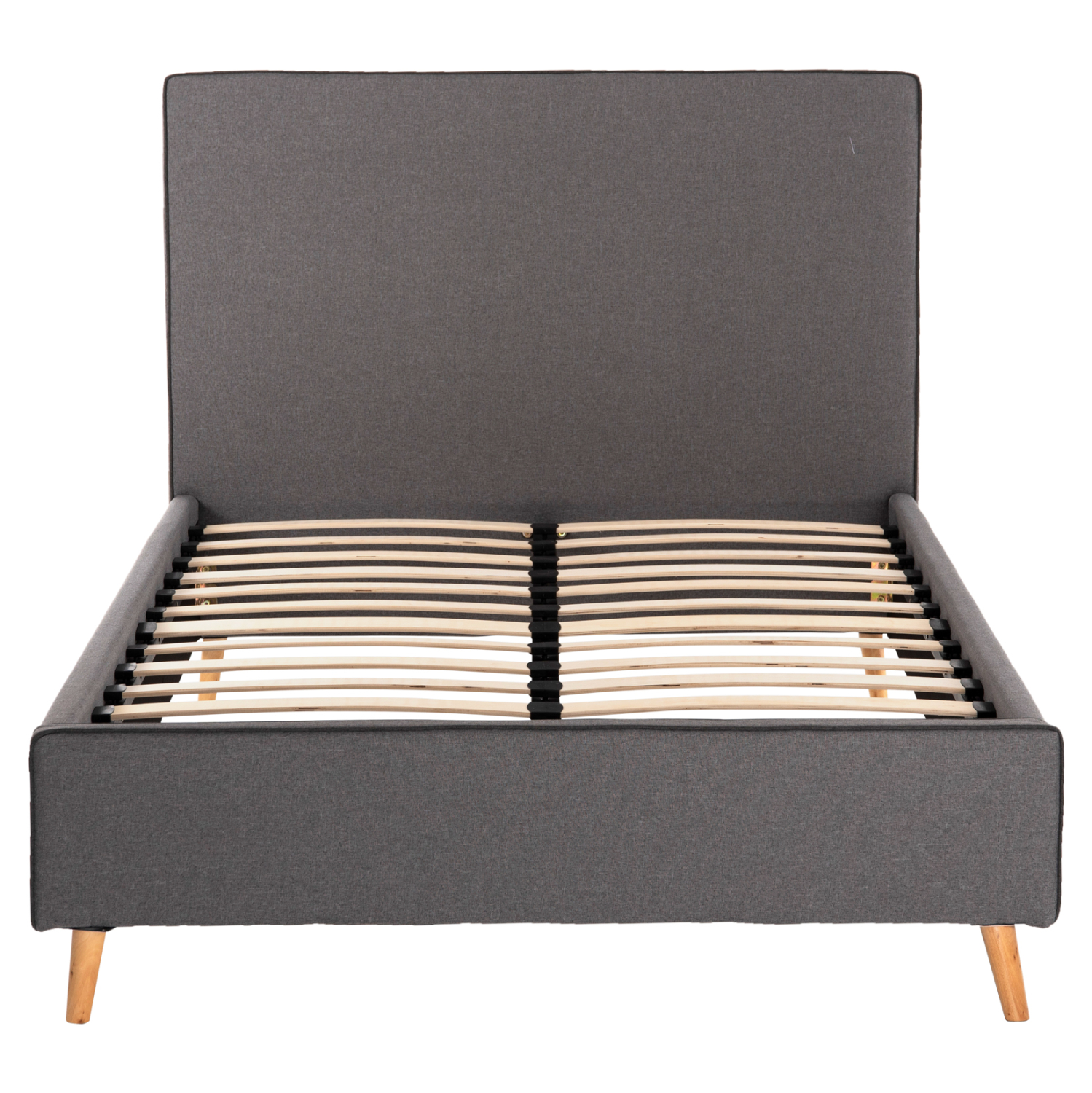 ΚΡΕΒΑΤΙ ΜΕ ΣΤΡΩΜΑ MAYLIN HM21281.03 ΓΚΡΙ ΥΦΑΣΜΑ--ΓΙΑ 120x200εκ