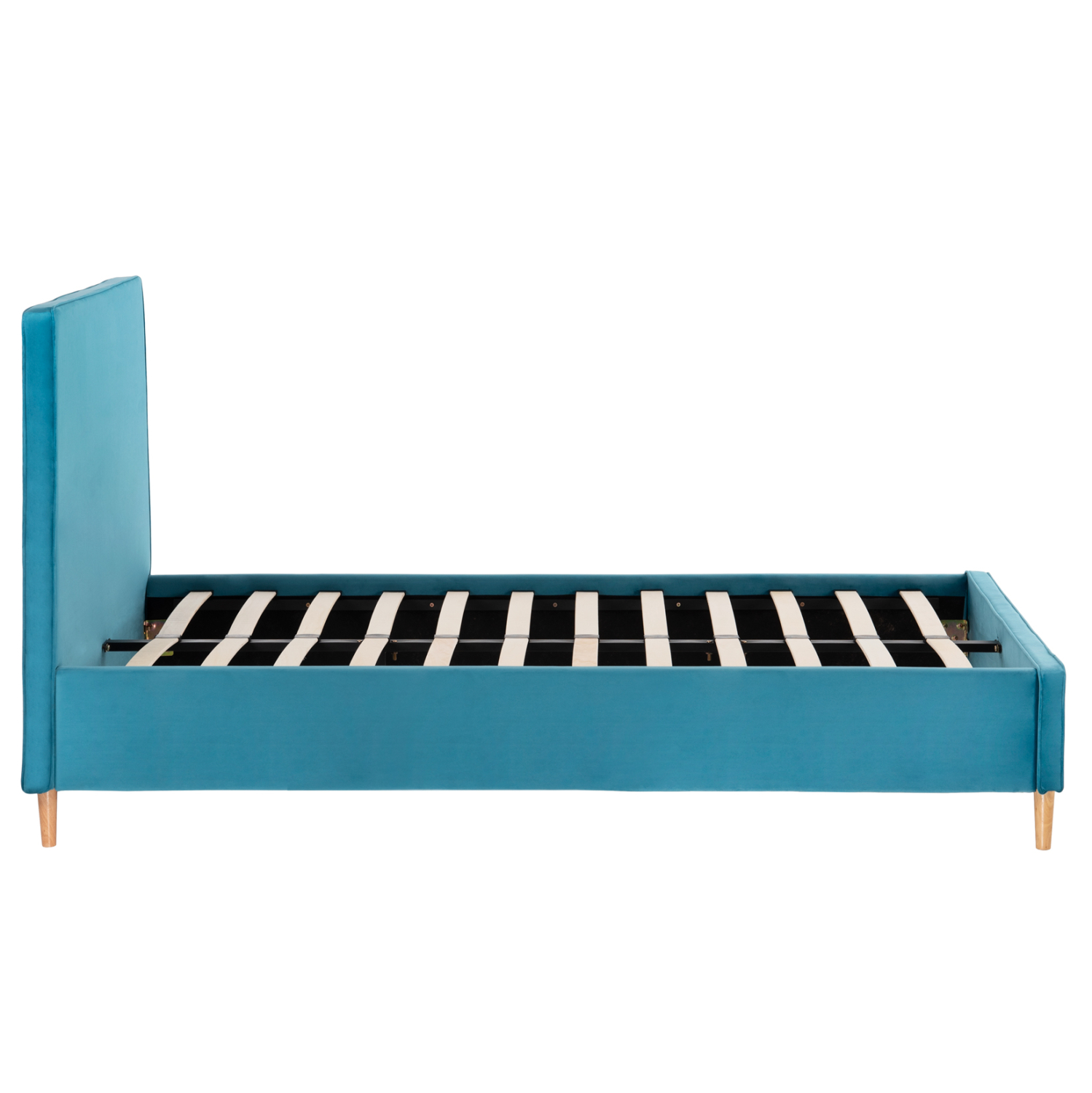 ΚΡΕΒΑΤΙ ΜΕ ΣΤΡΩΜΑ MAYLIN HM21281.02 ΤΙΡΚΟΥΑΖ ΒΕΛΟΥΔΟ--ΓΙΑ 120x200εκ