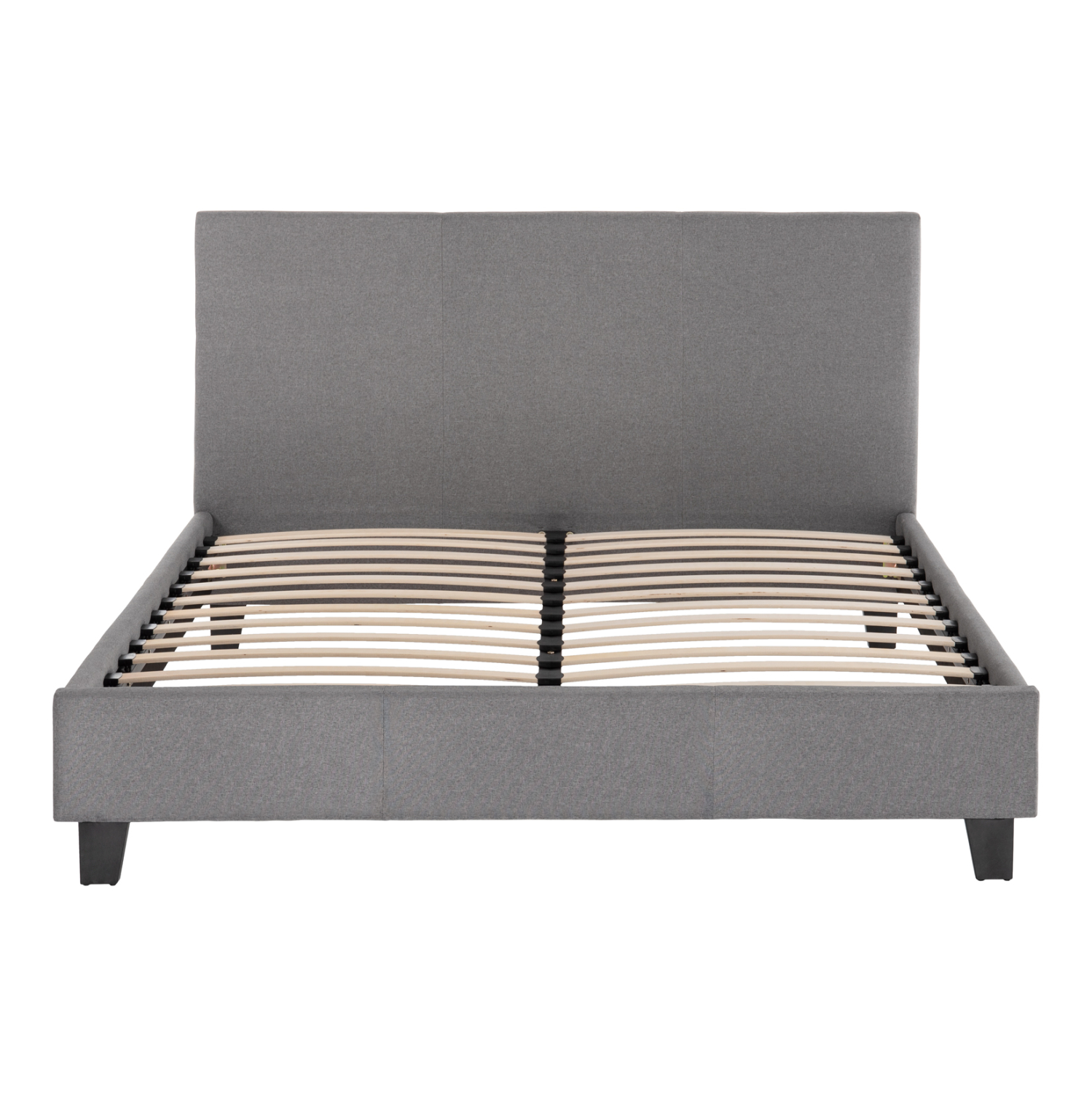 ΚΡΕΒΑΤΙ ΜΕ ΣΤΡΩΜΑ BECCA HM21283.04 ΓΚΡΙ ΥΦΑΣΜΑ--ΓΙΑ 150x200εκ