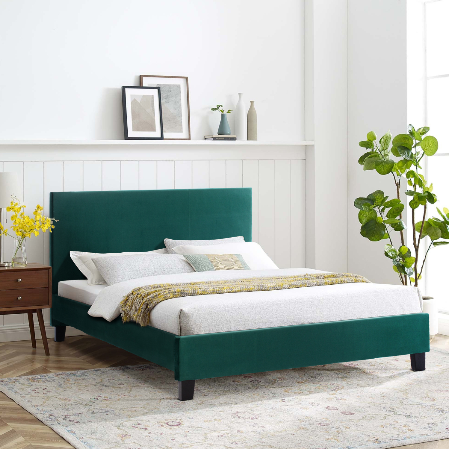 ΚΡΕΒΑΤΙ ΜΕ ΣΤΡΩΜΑ BECCA HM21283.06 ΚΥΠΑΡΙΣΣΙ ΒΕΛΟΥΔΟ--ΓΙΑ 150x200εκ