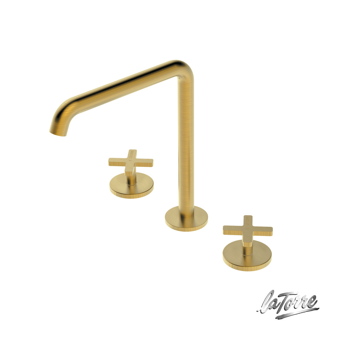 ΜΠΑΤ.ΝΙΠΤ.ΕΠΙΚΑΘ.3 ΟΠΩΝ+ΒΑΛΒ.CLIC-CLAC ELLE CROSS LA TORRE BRUSHED GOLD