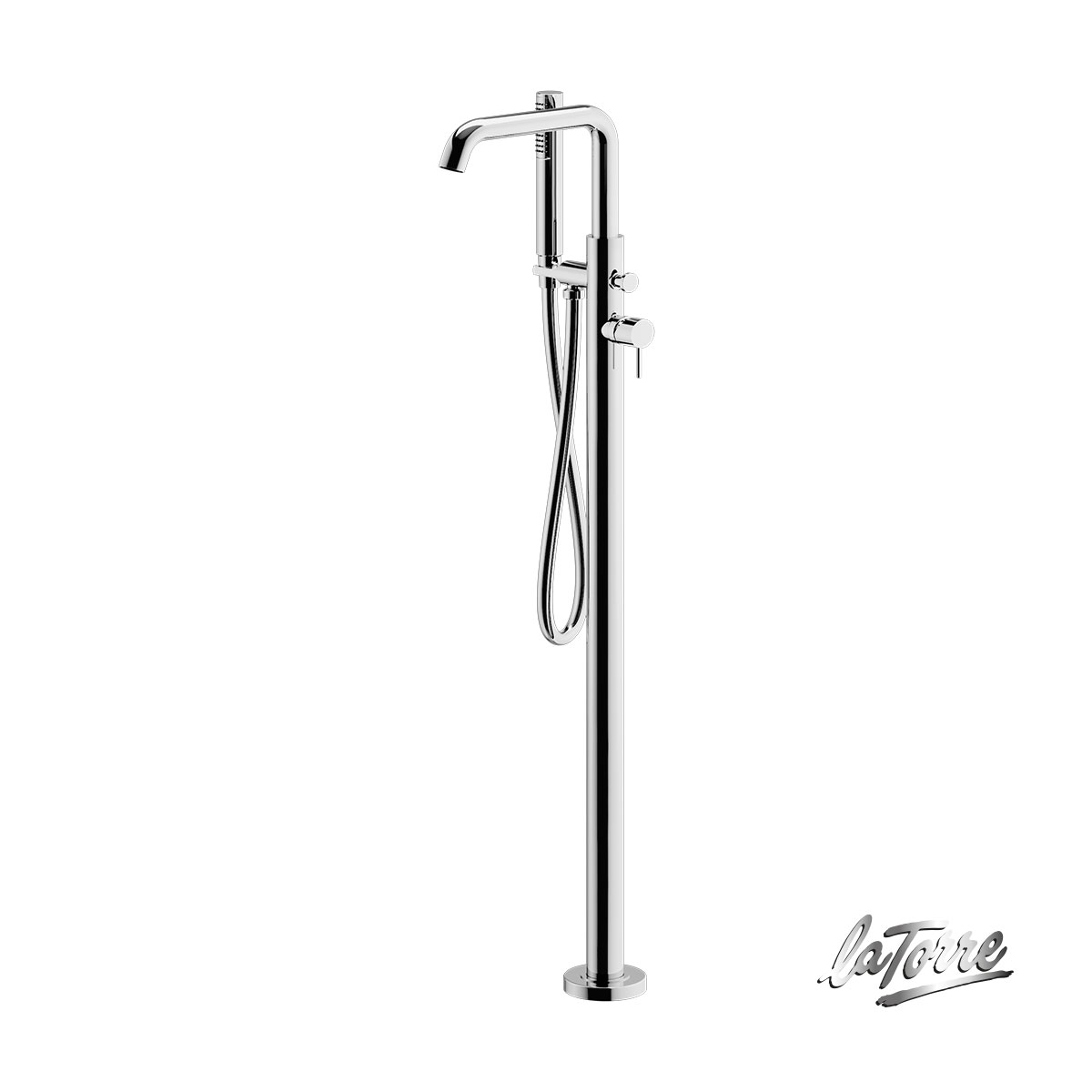 Μπαταρία Λουτρού Επιδαπέδια ELLE La Torre Chrome