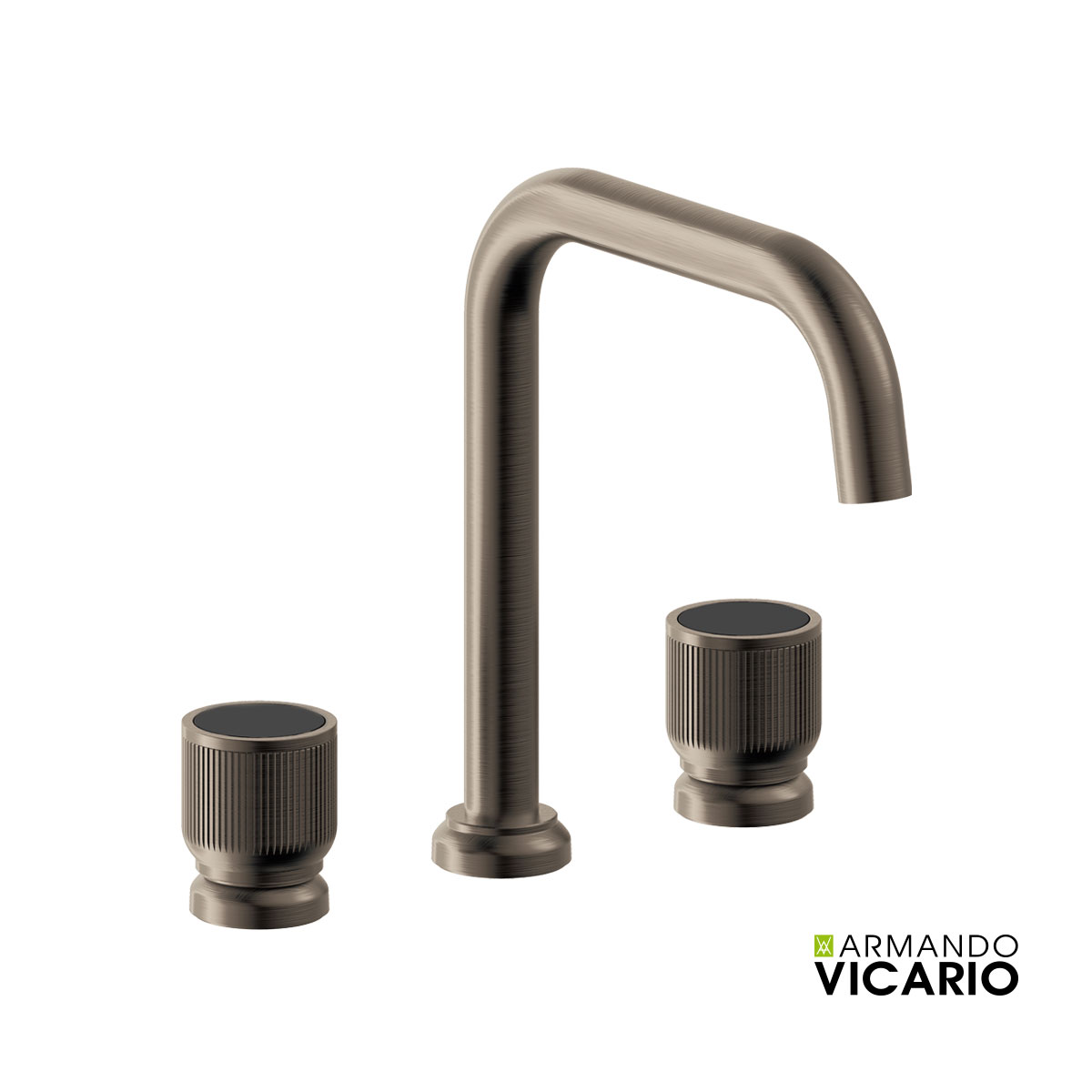 ΜΠΑΤ.ΝΙΠΤ.3 ΟΠΩΝ+CLIC-CLAC LUMIERE VICARIO BLACK BRUSHED