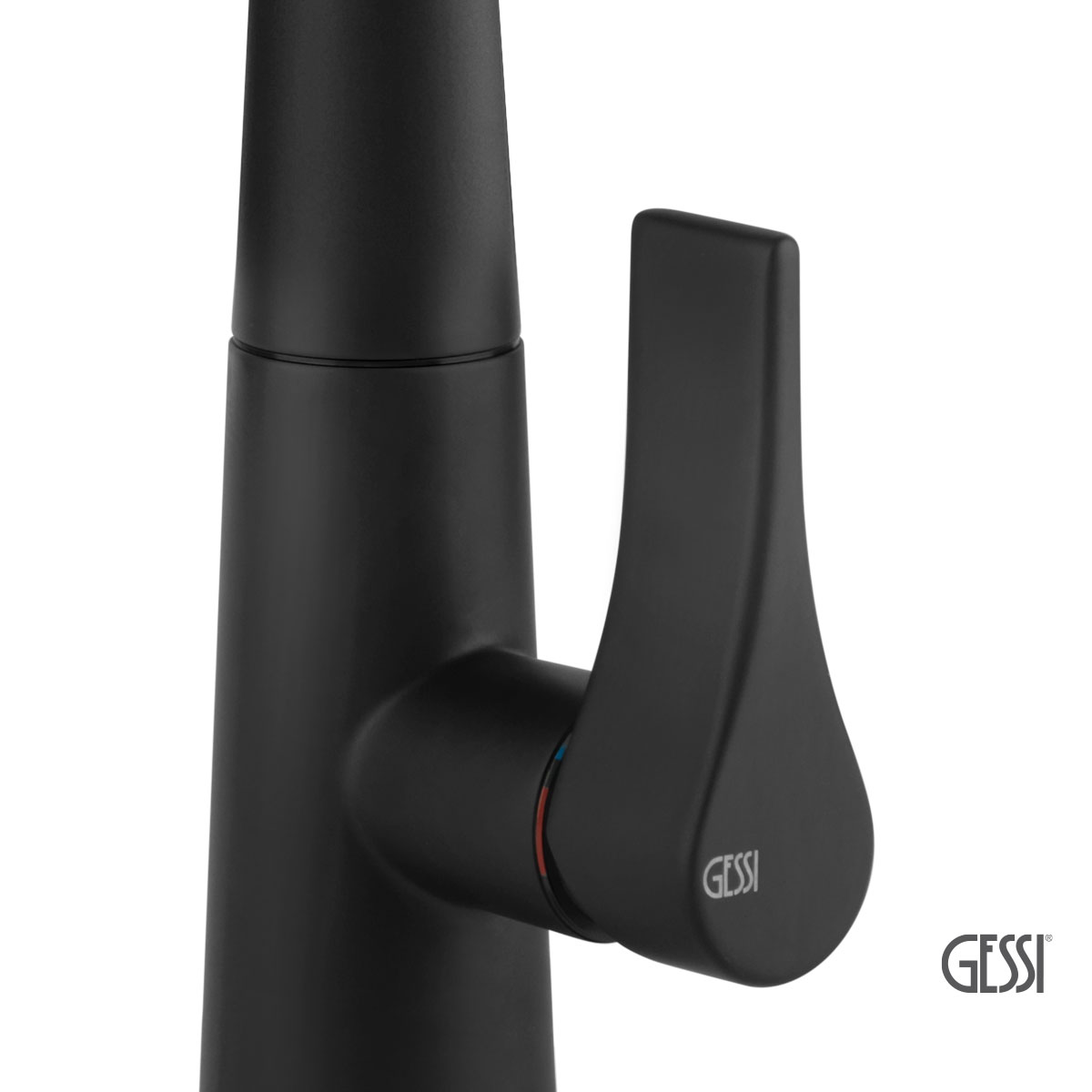 Μπαταρία Νεροχύτη Κουζίνας Proton Gessi Black Matt