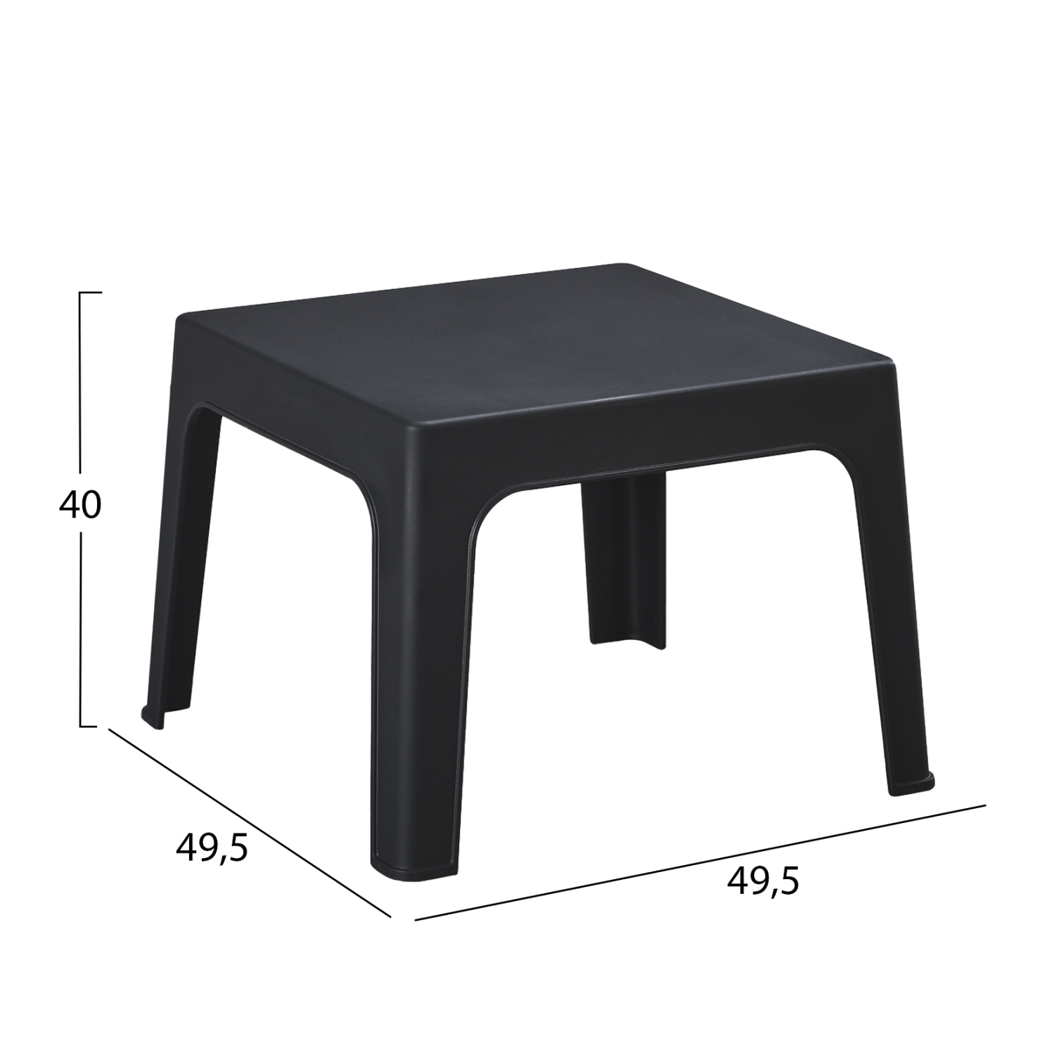 ΣΕΤ LOUNGE 3ΤΜΧ SLEEK HM21274.02 ΜΑΥΡΟ ΠΟΛΥΠΡΟΠΥΛΕΝΙΟ