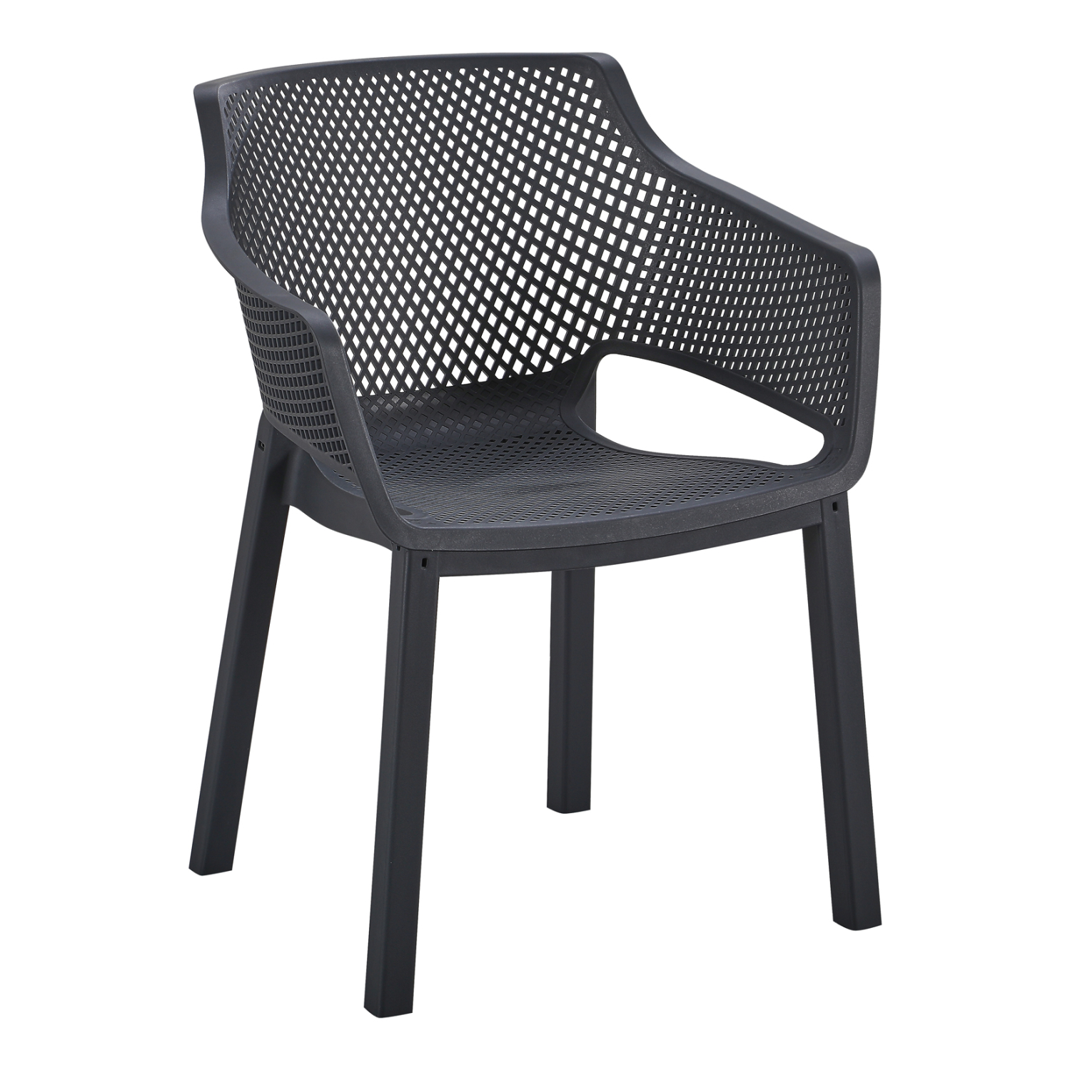 ΠΟΛΥΘΡΟΝΑ ΠΟΛΥΠΡΟΠΥΛΕΝΙΟΥ PEGGY HM6368.02 ΜΑΥΡΟ 60x55x79Υεκ