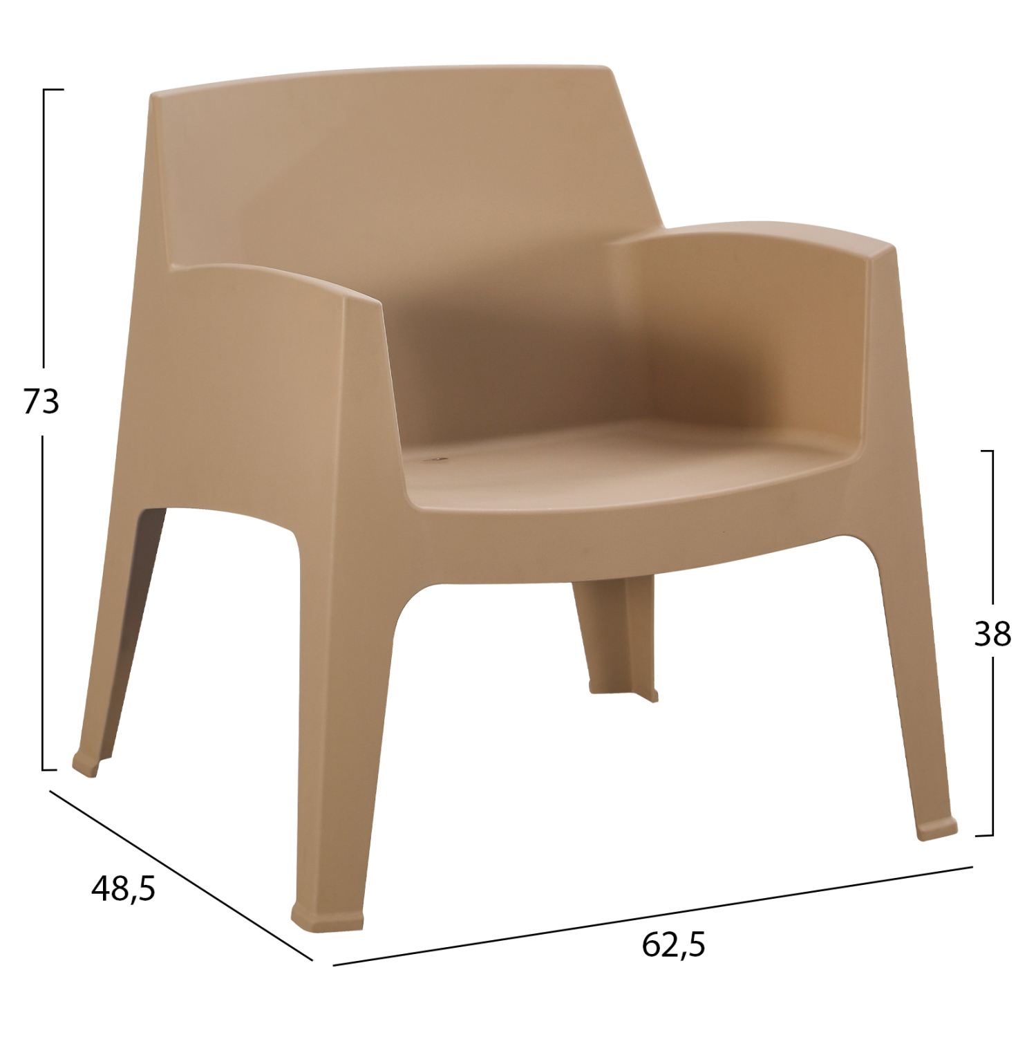ΣΕΤ LOUNGE 3ΤΜΧ SLEEK HM21274.03 ΚΑΠΟΥΤΣΙΝΟ ΠΟΛΥΠΡΟΠΥΛΕΝΙΟ