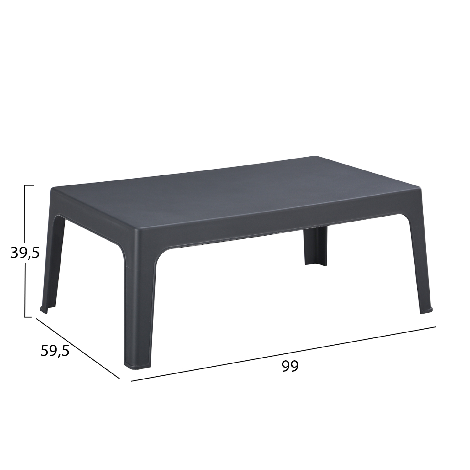 ΣΕΤ LOUNGE 4ΤΜΧ SLEEK HM21275.10 ΓΚΡΙ ΠΟΛΥΠΡΟΠΥΛΕΝΙΟ