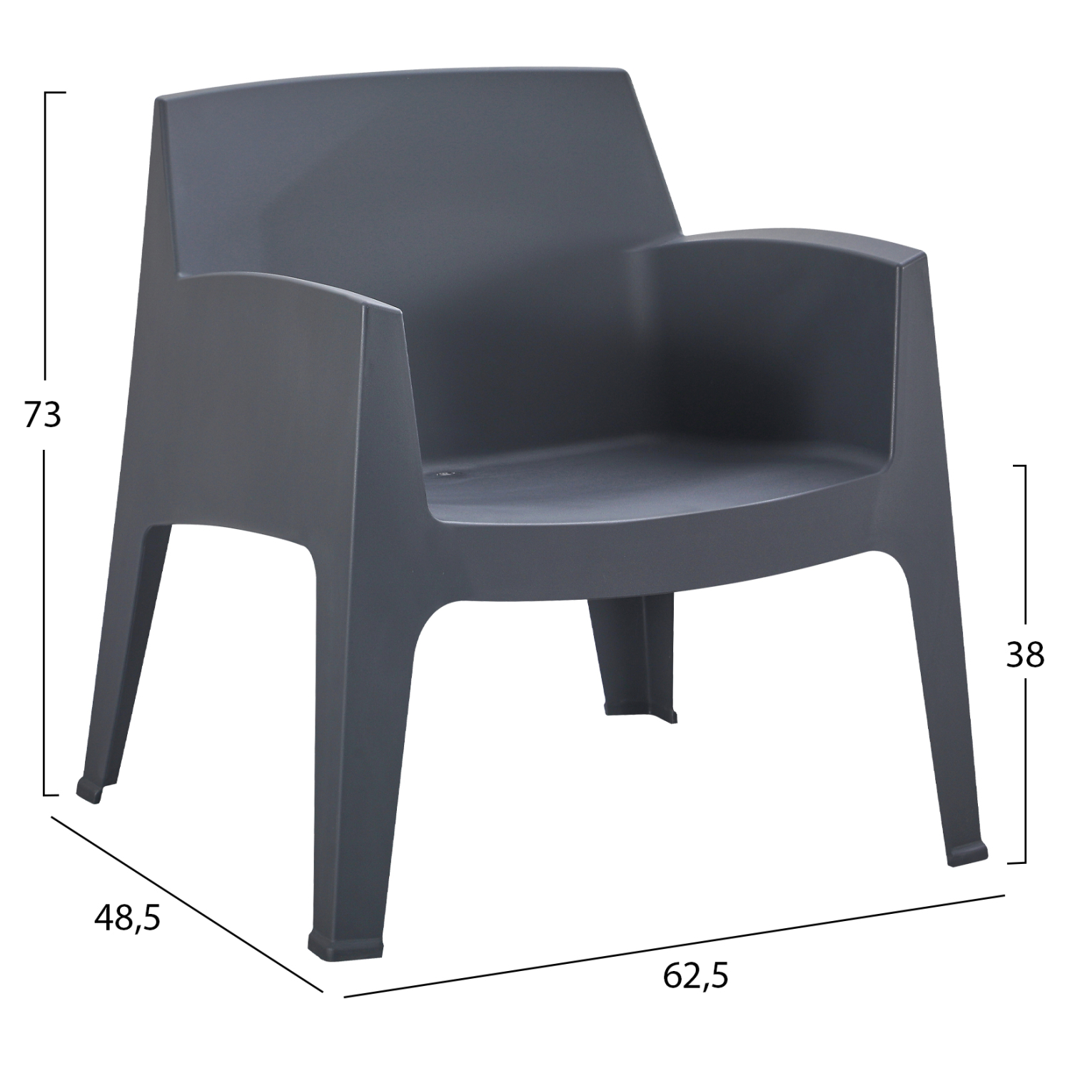 ΣΕΤ LOUNGE 4ΤΜΧ SLEEK HM21275.10 ΓΚΡΙ ΠΟΛΥΠΡΟΠΥΛΕΝΙΟ