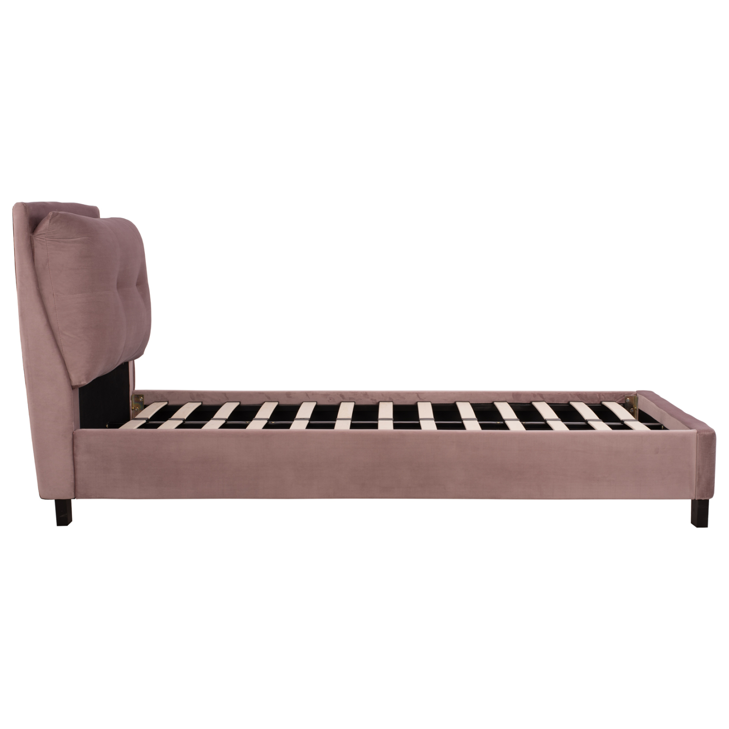 ΚΡΕΒΑΤΙ ΜΕ ΣΤΡΩΜΑ RILEY HM21282.02 ΣΑΠΙΟ ΜΗΛΟ ΒΕΛΟΥΔΟ--ΓΙΑ 90x200εκ