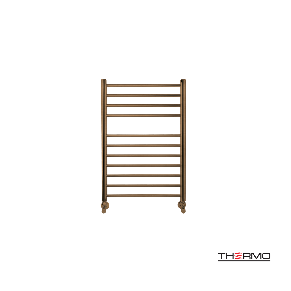 Θερμαινόμενη Πετσετοκρεμάστρα μπάνιου Inox BELLAVIA 75x50 Antique Brass
