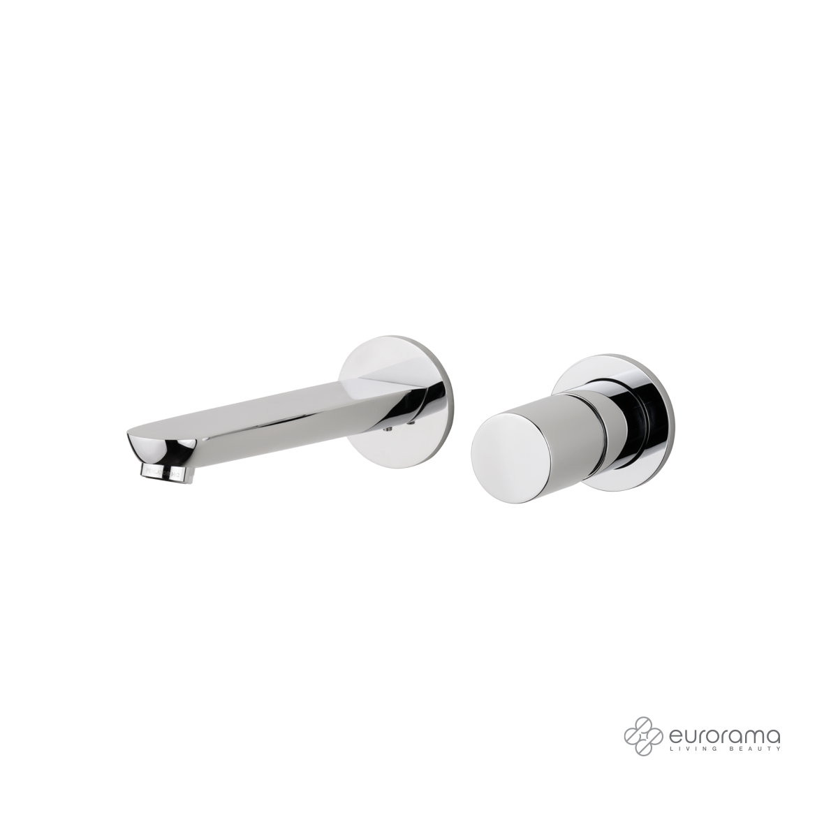 Μπαταρία Νιπτήρα Τοίχου Res-Pro Eurorama Chrome