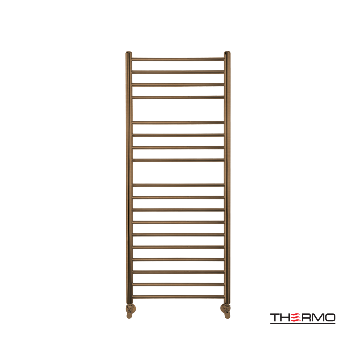 Θερμαινόμενη Πετσετοκρεμάστρα μπάνιου Inox BELLAVIA 120x50 Antique Brass