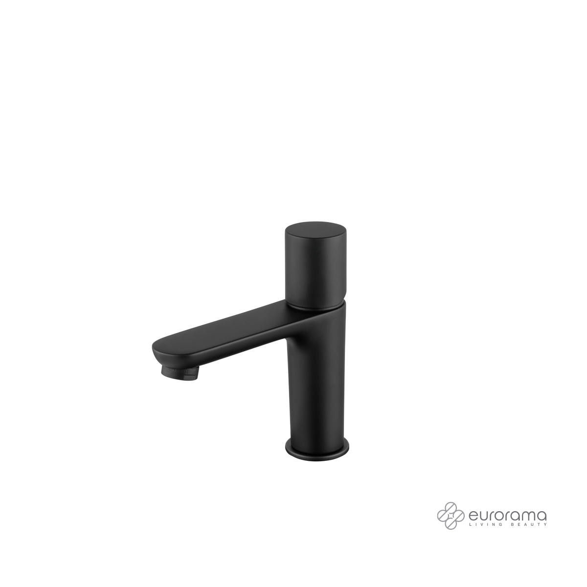 Μπαταρία Νιπτήρα Res-Pro με Αυτόματη Βαλβίδα Eurorama Black Μatt