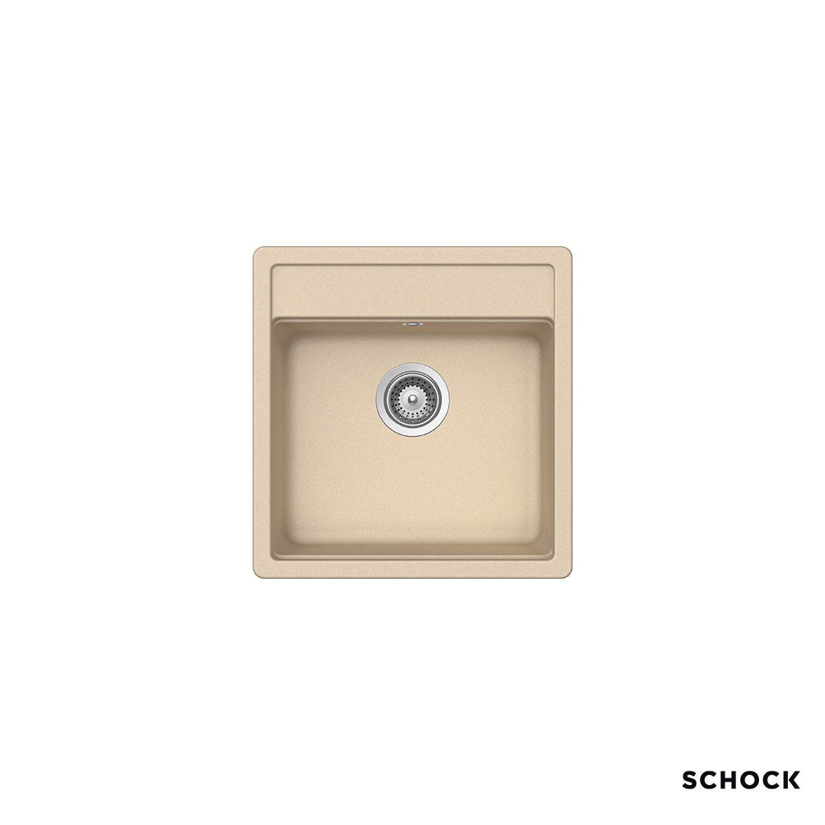 Νεροχύτης Κουζίνας Γρανίτη Manhattan 49x51 Schock Cristalite Moonstone Granite